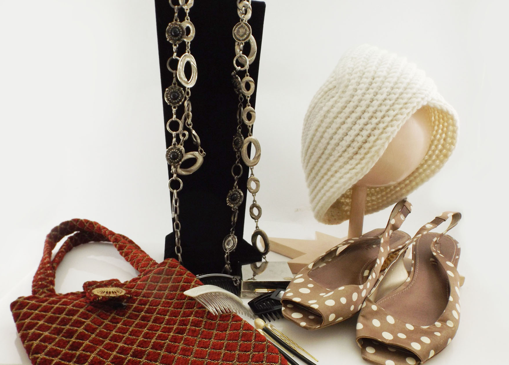 Nine West Wedges and Vintage Accessories