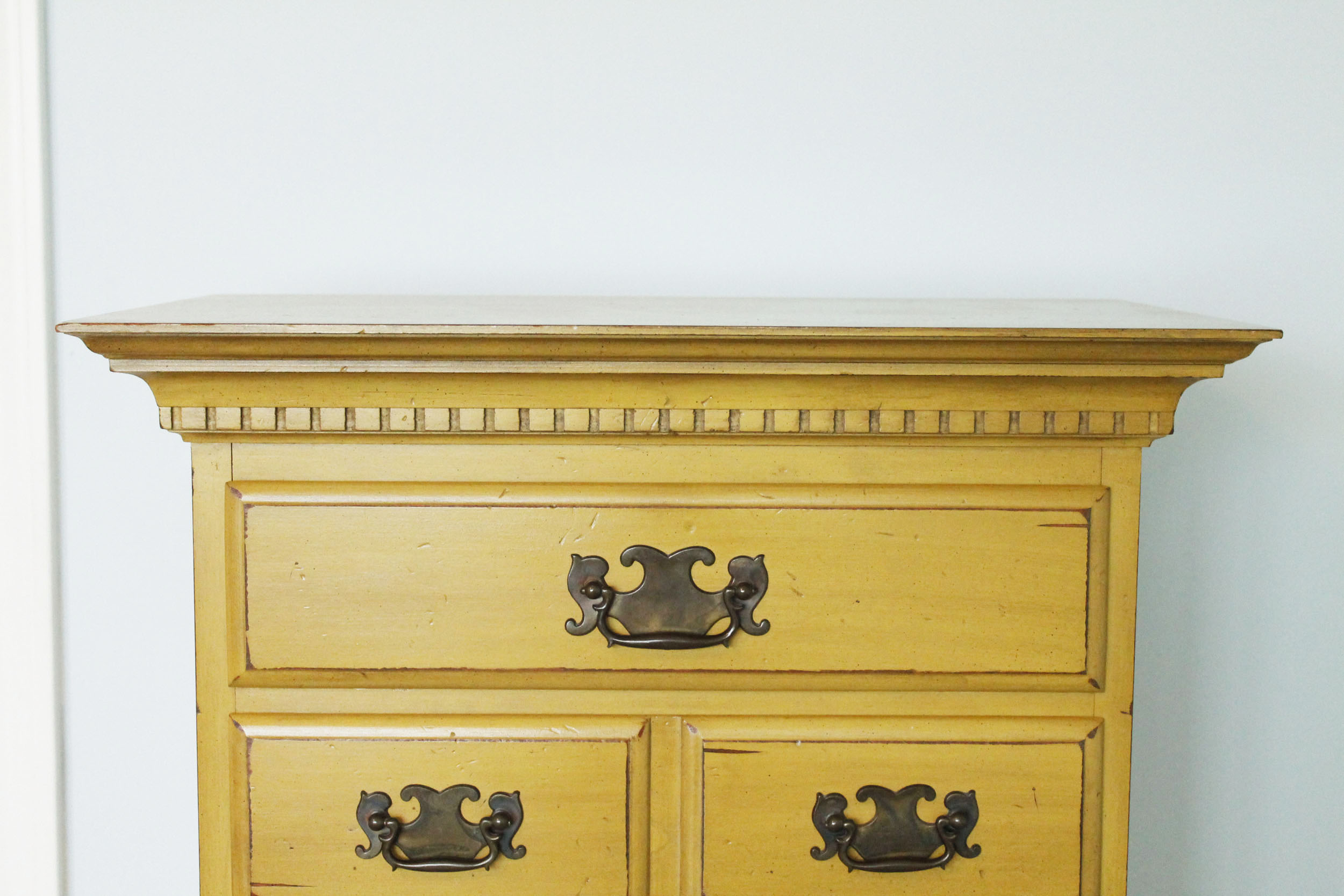 Vintage Painted Lingerie Chest