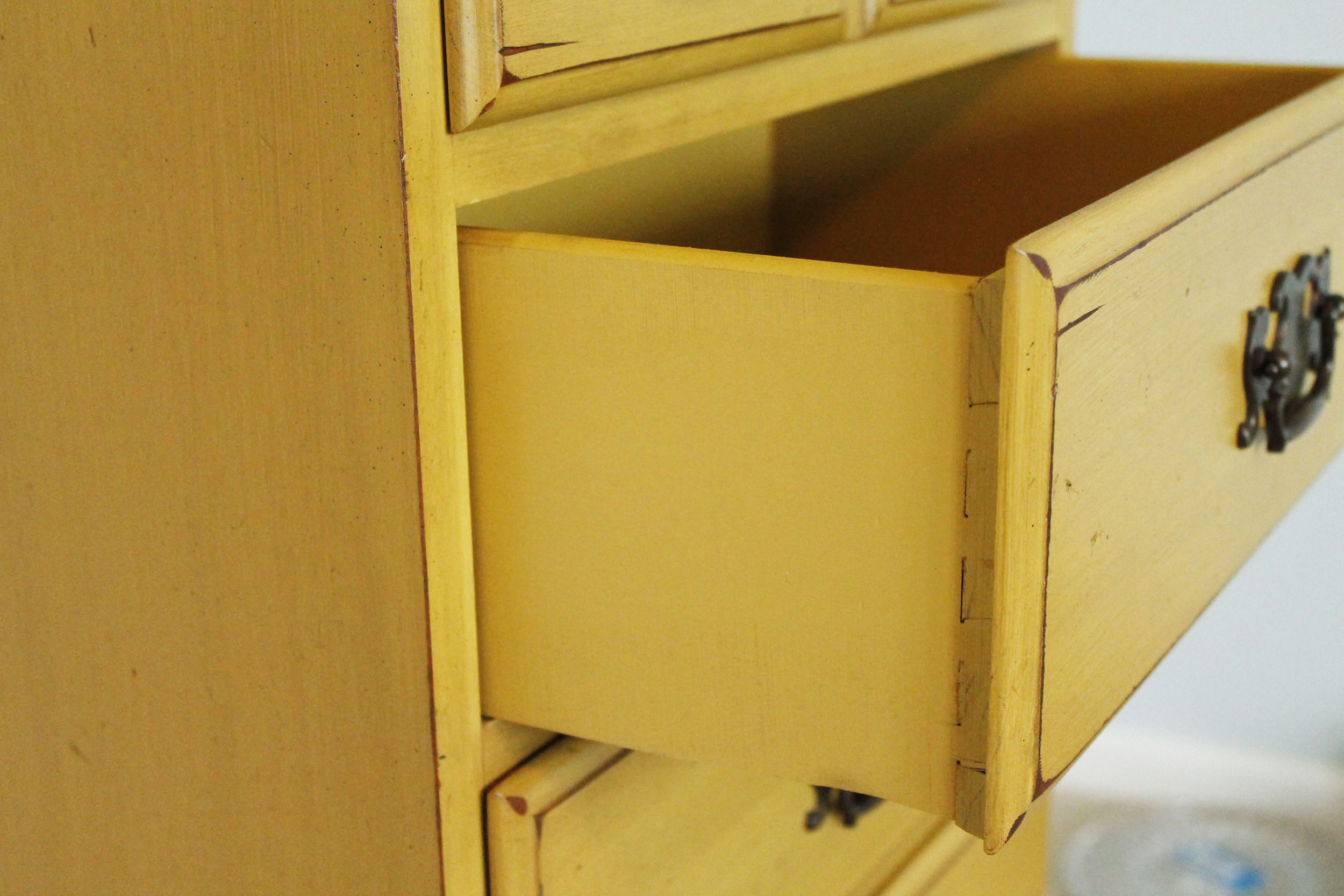 Vintage Painted Lingerie Chest