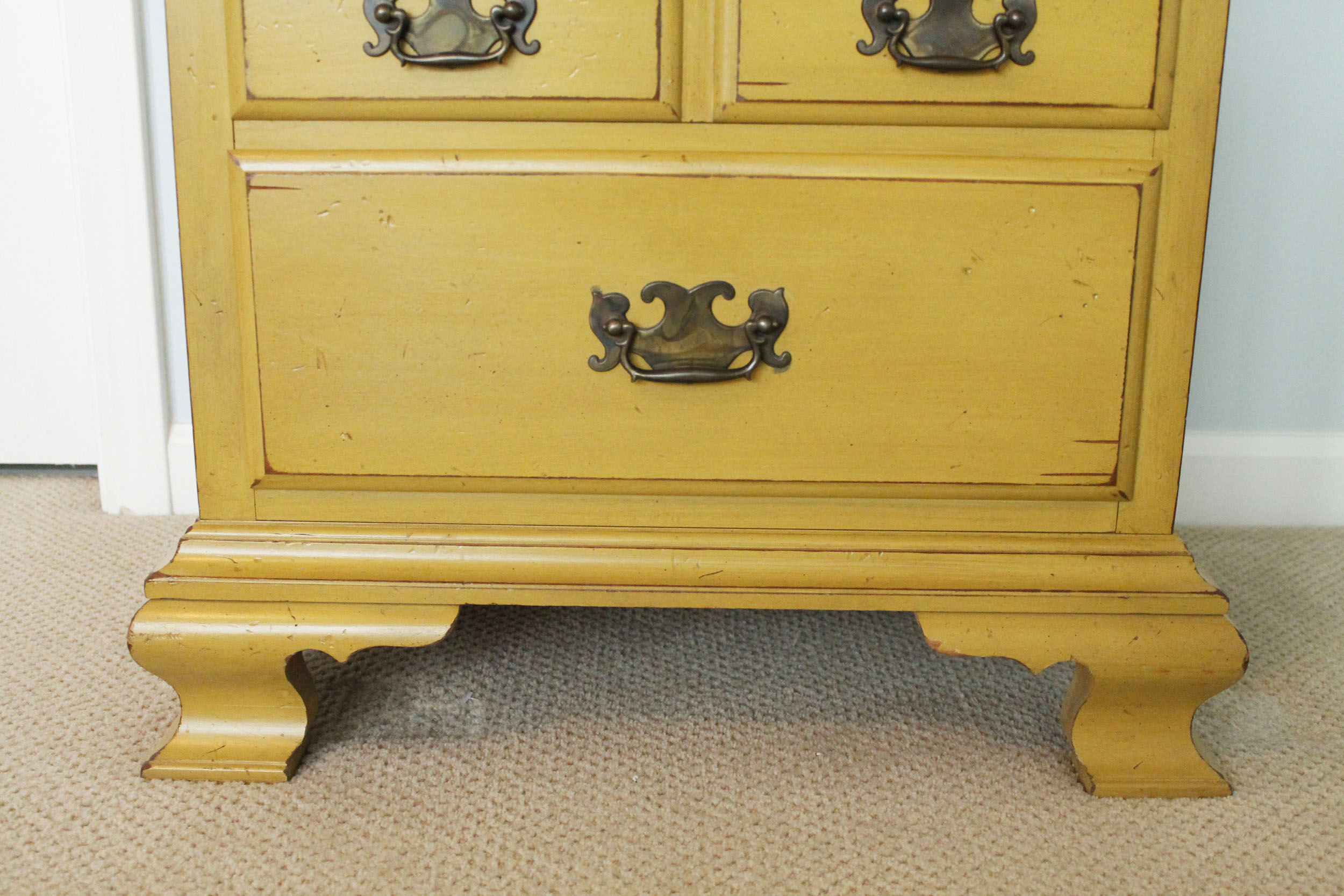 Vintage Painted Lingerie Chest