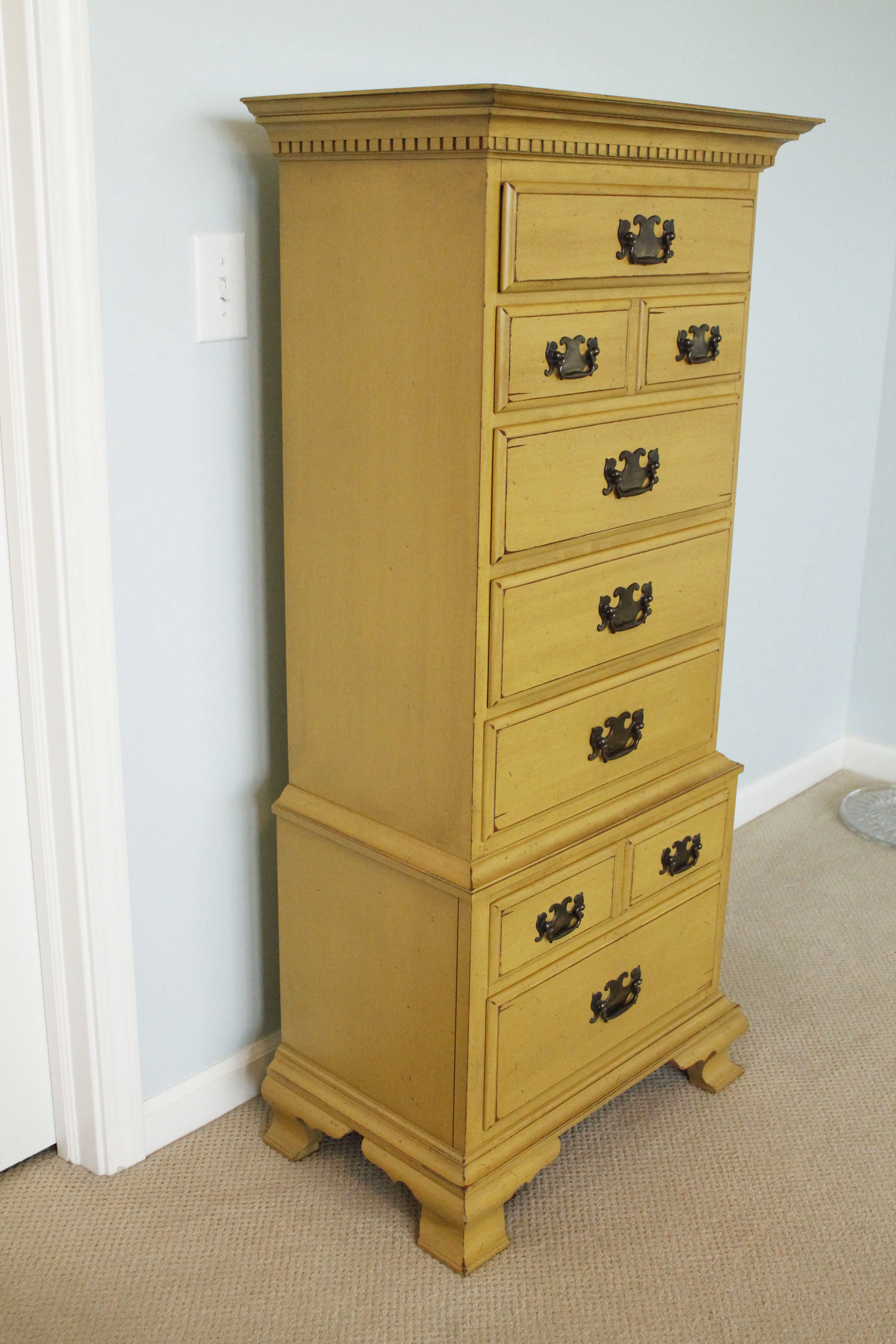 Vintage Painted Lingerie Chest