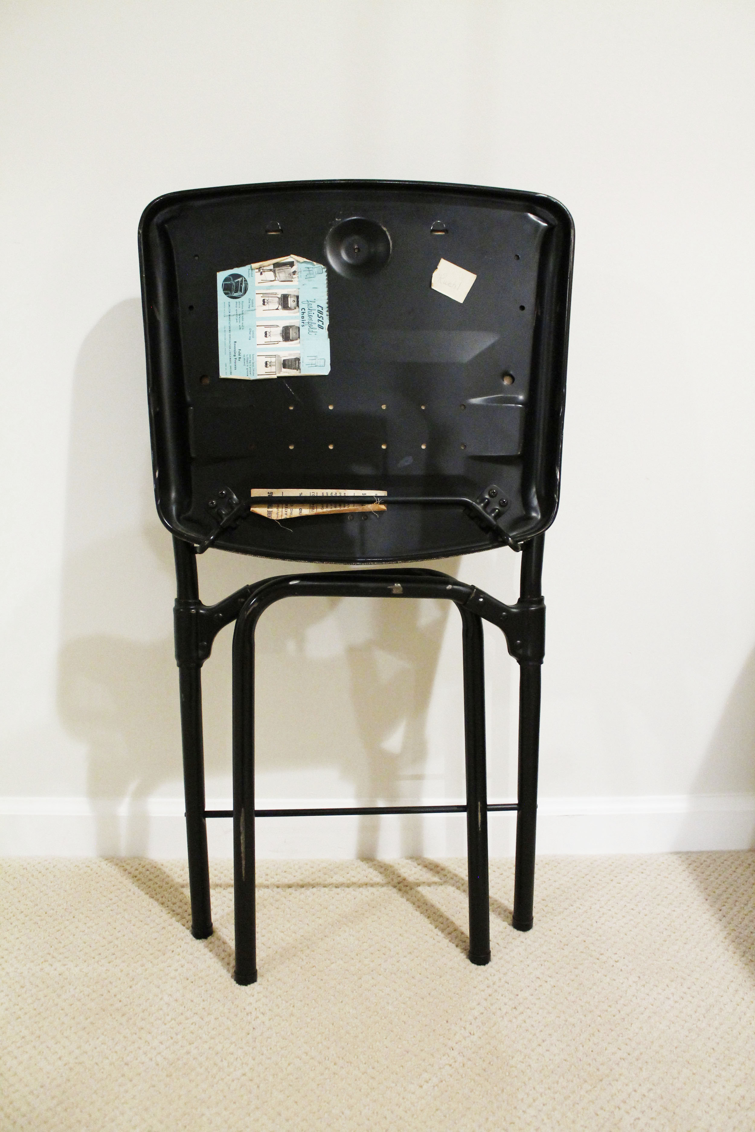 Vintage Cosco Fashion Fold Mid-Century Card Table and Chairs