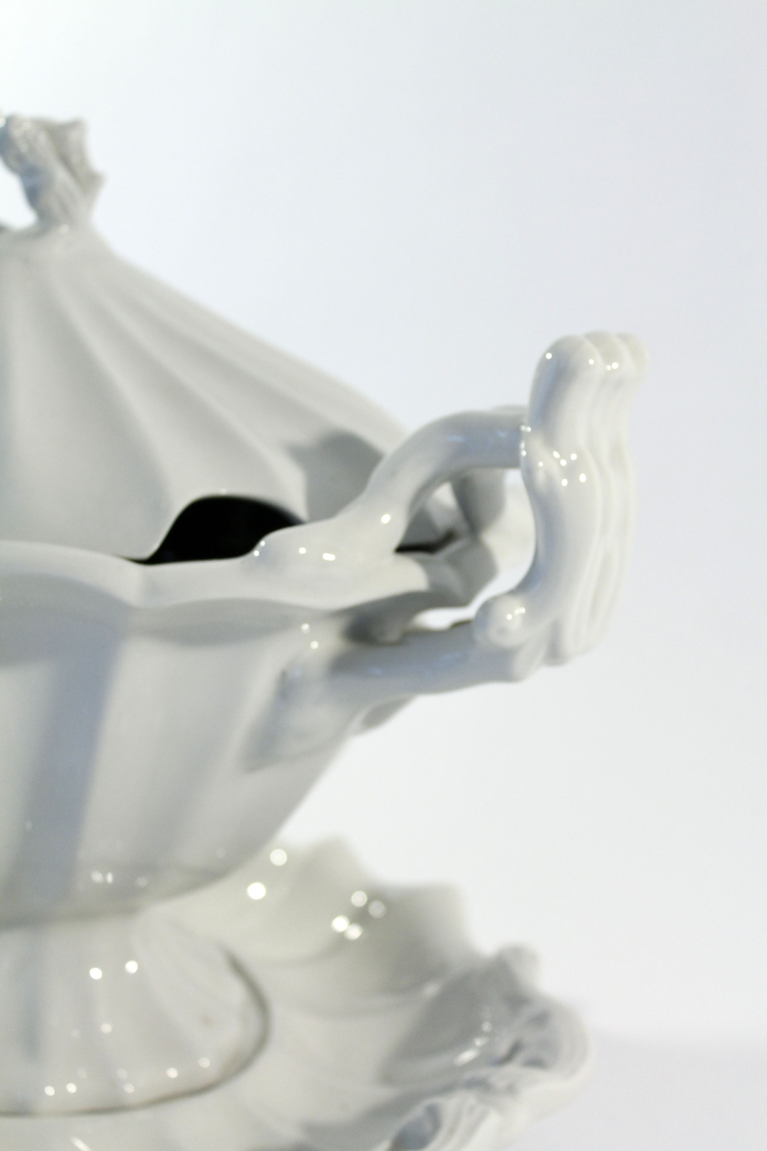 Vintage Red Cliff Ironstone Soup Tureen