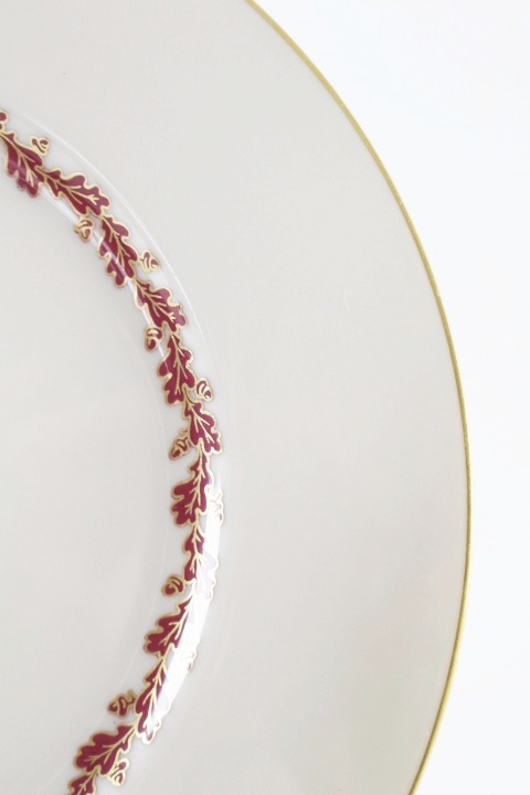 Lenox "Shenandoah Maroon Oak Leaf" China Service