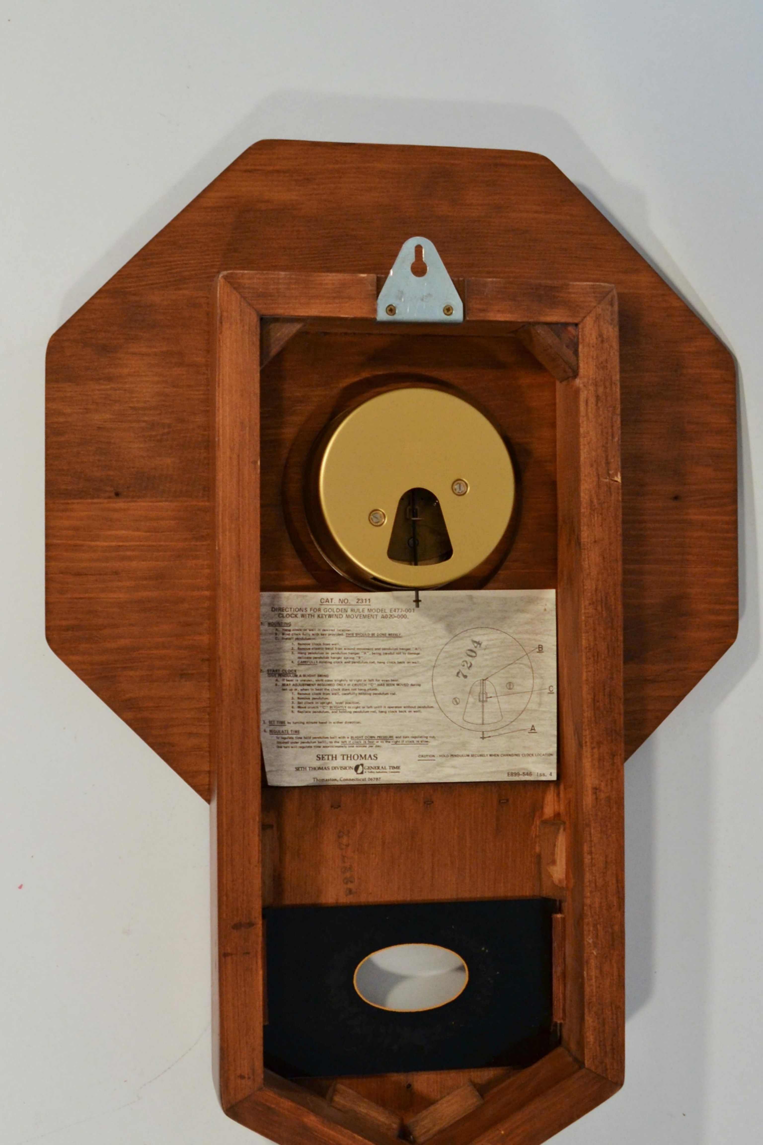 Vintage Seth Thomas Wall Clock