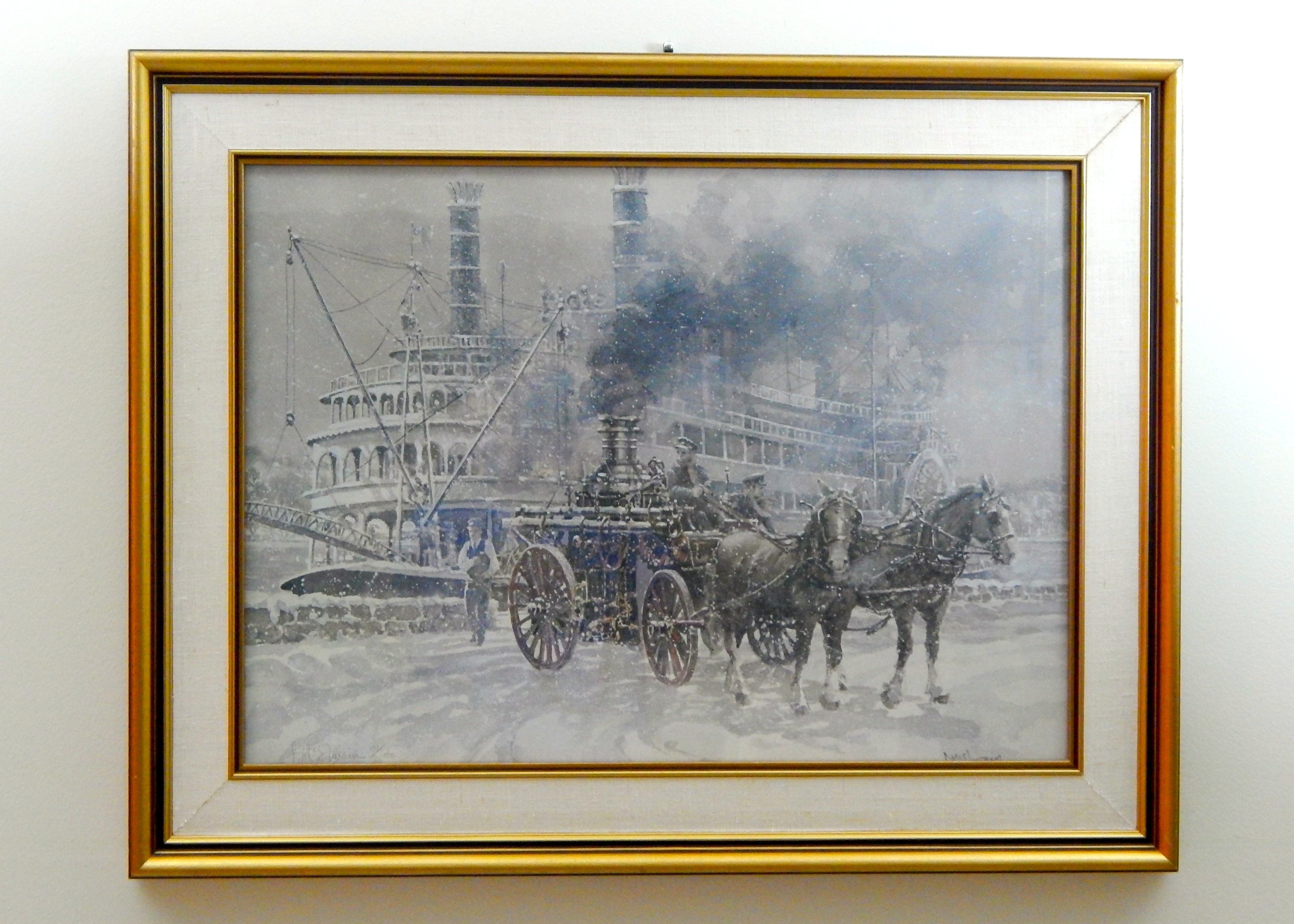 Frank McElwain Fire Fighters I Print