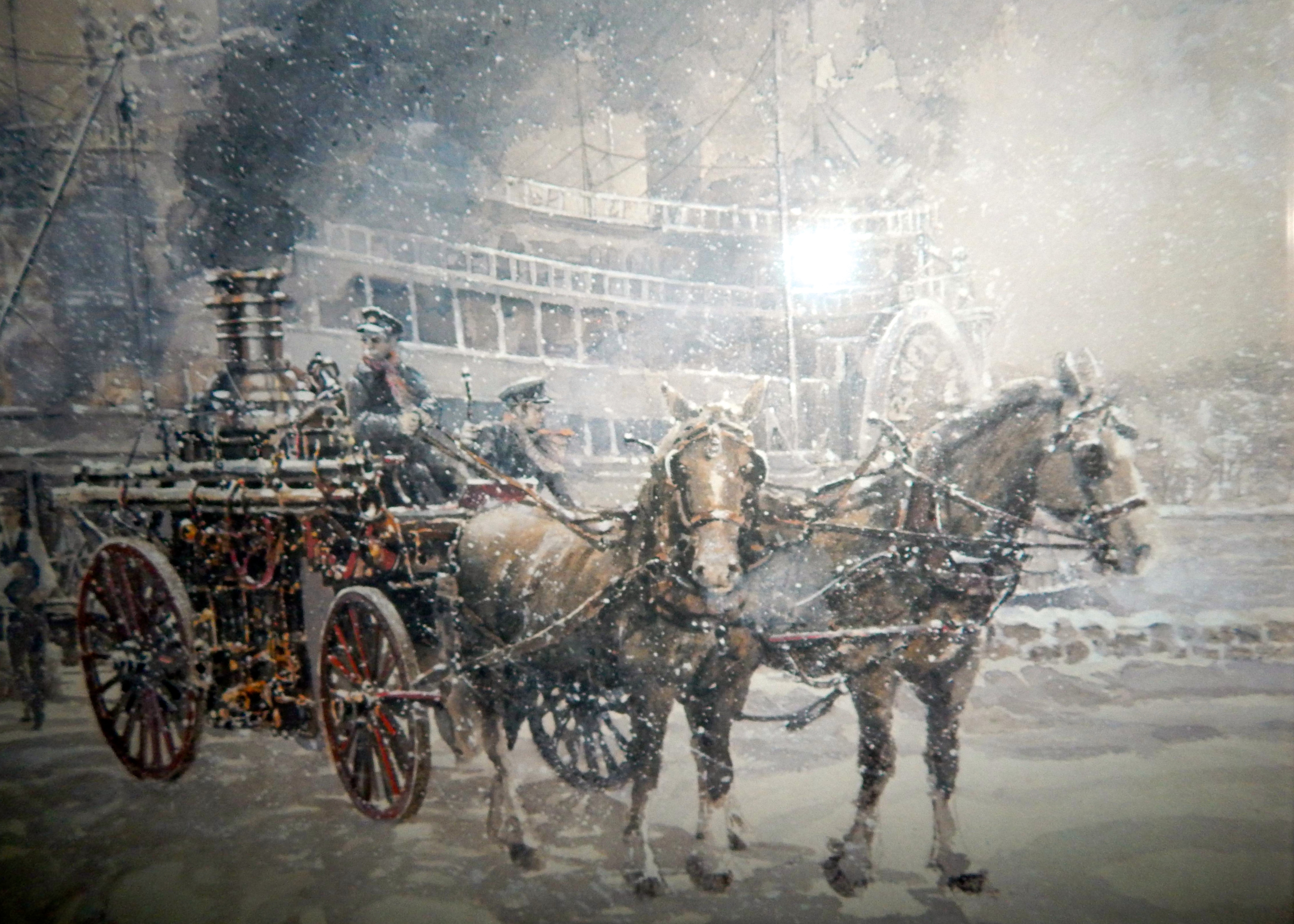 Frank McElwain Fire Fighters I Print