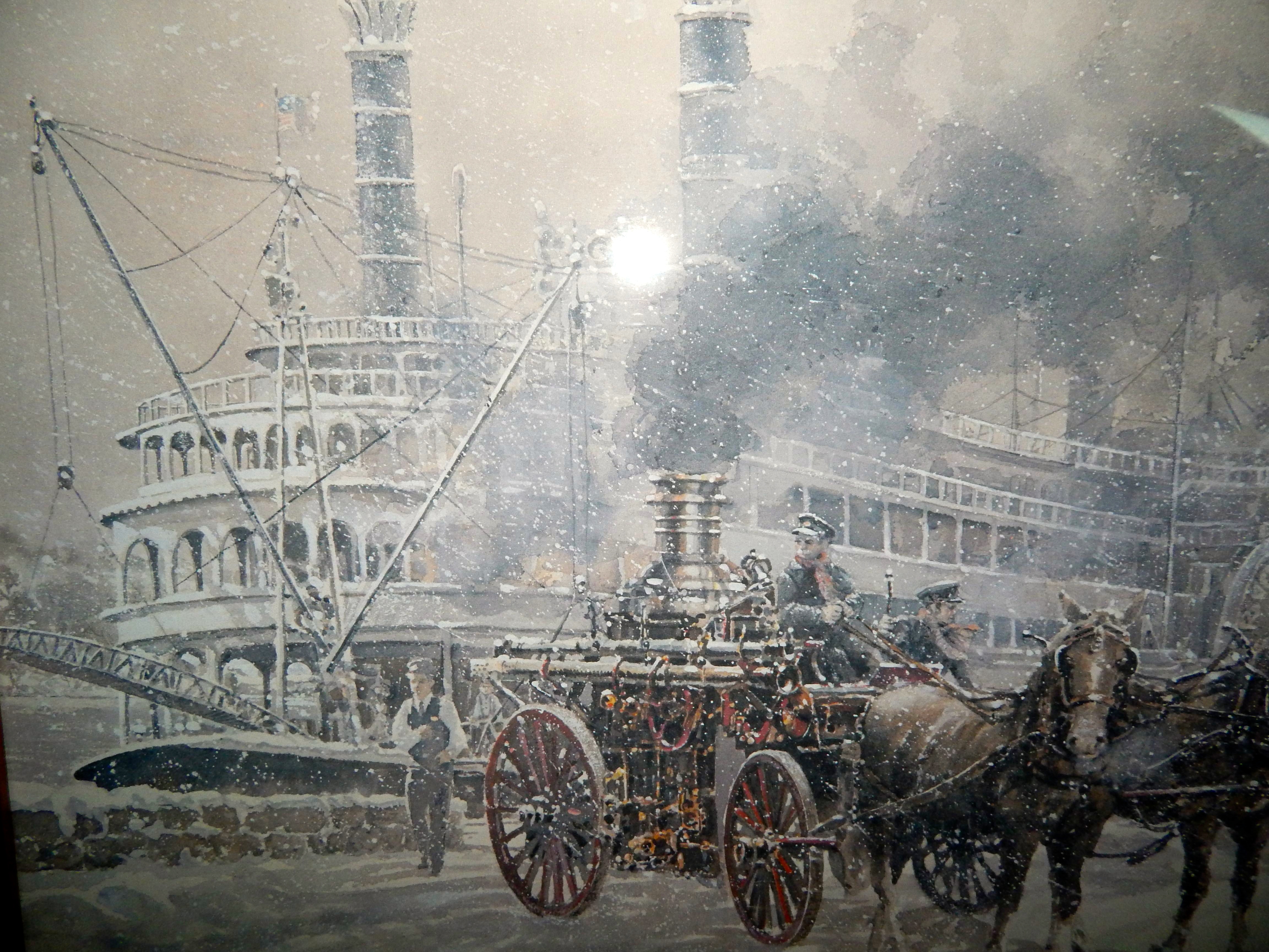 Frank McElwain Fire Fighters I Print