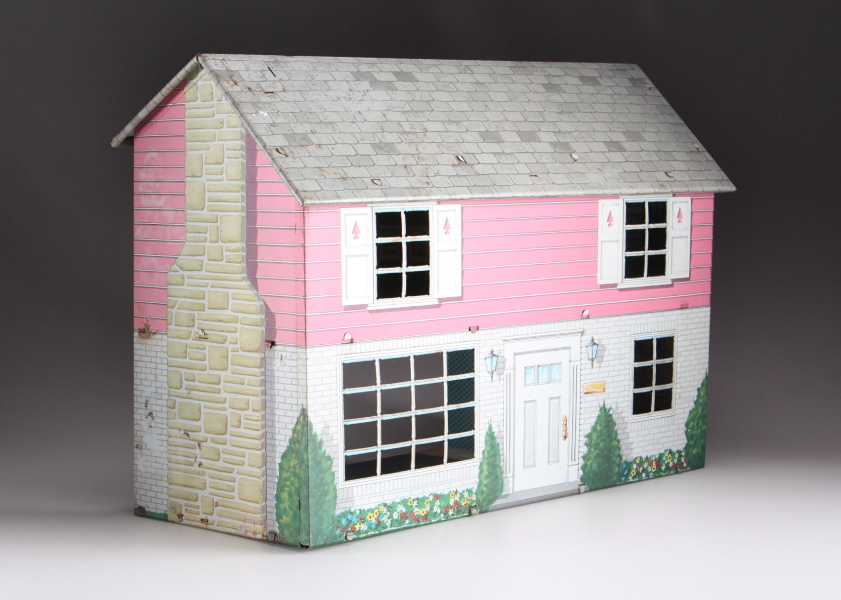 Vintage Pressed Metal Dollhouse