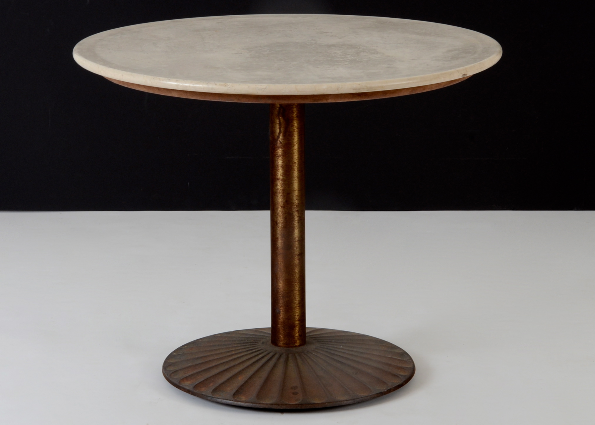 Marble Top Ice Cream Parlor Table