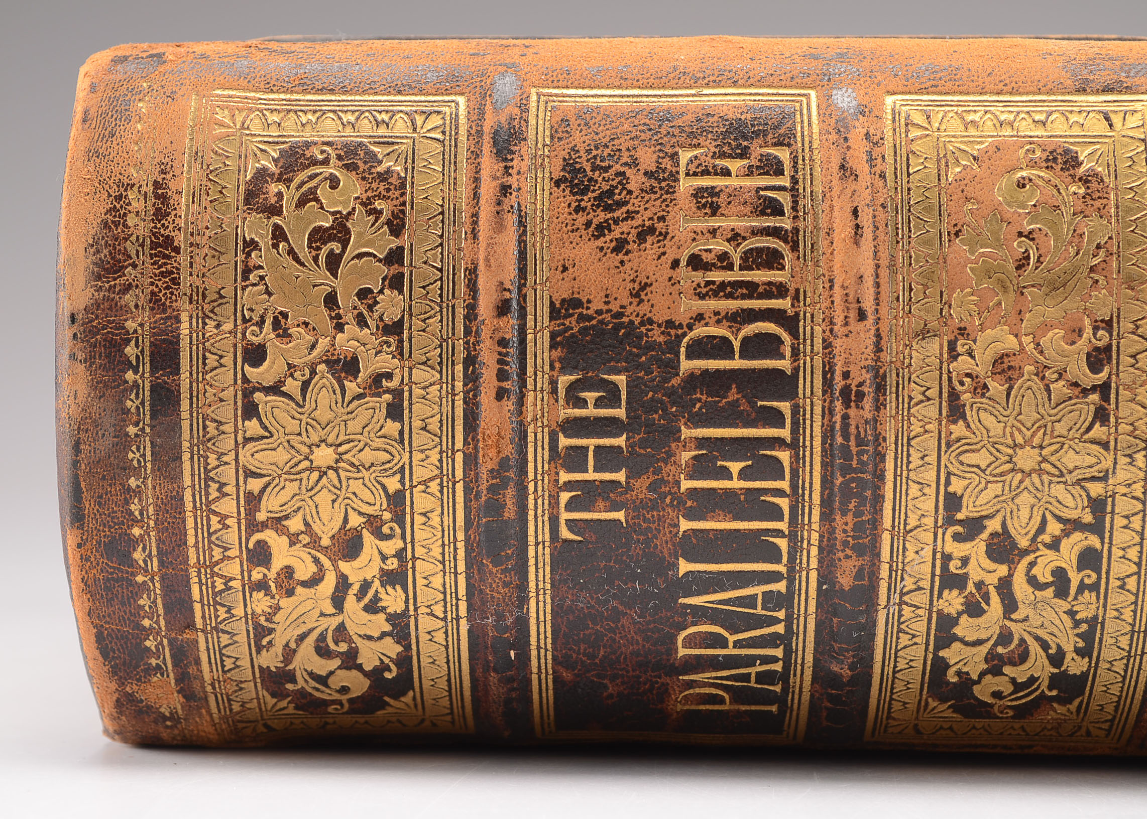 1885 Leather Bound Pictorial Bible 