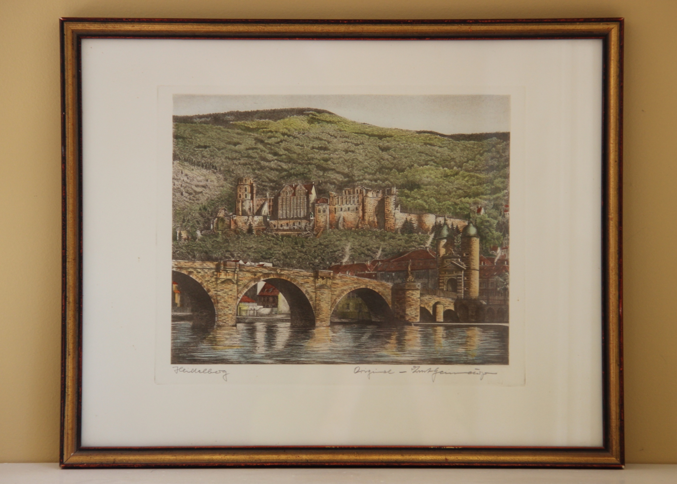 Original Ernest Geissendorfer Etching