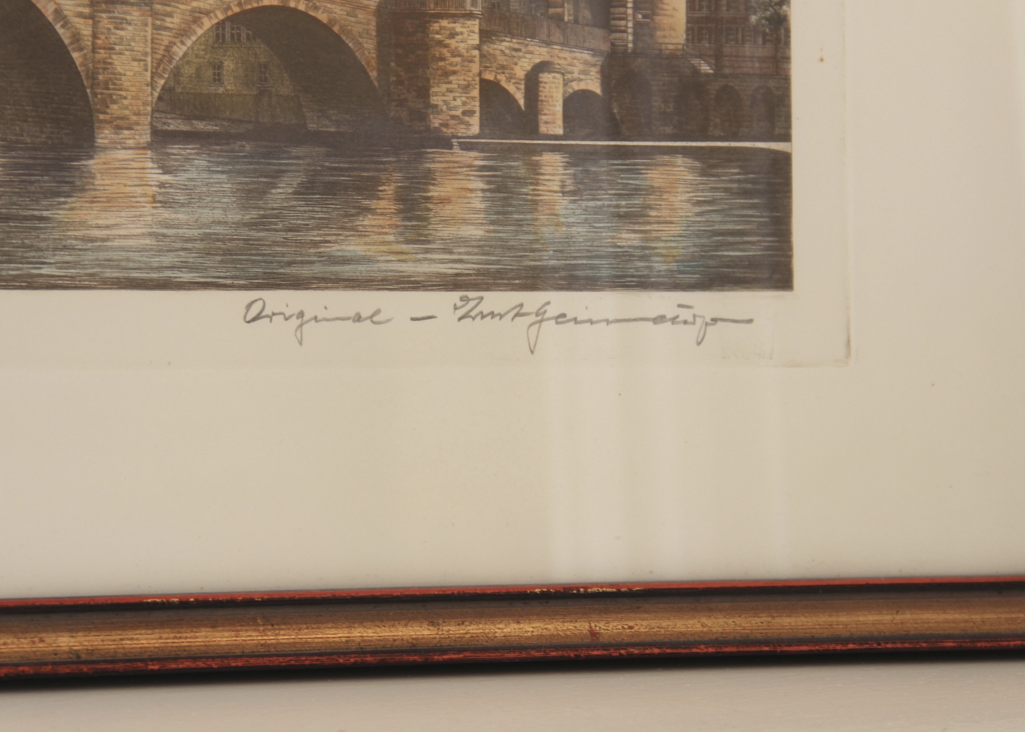 Original Ernest Geissendorfer Etching