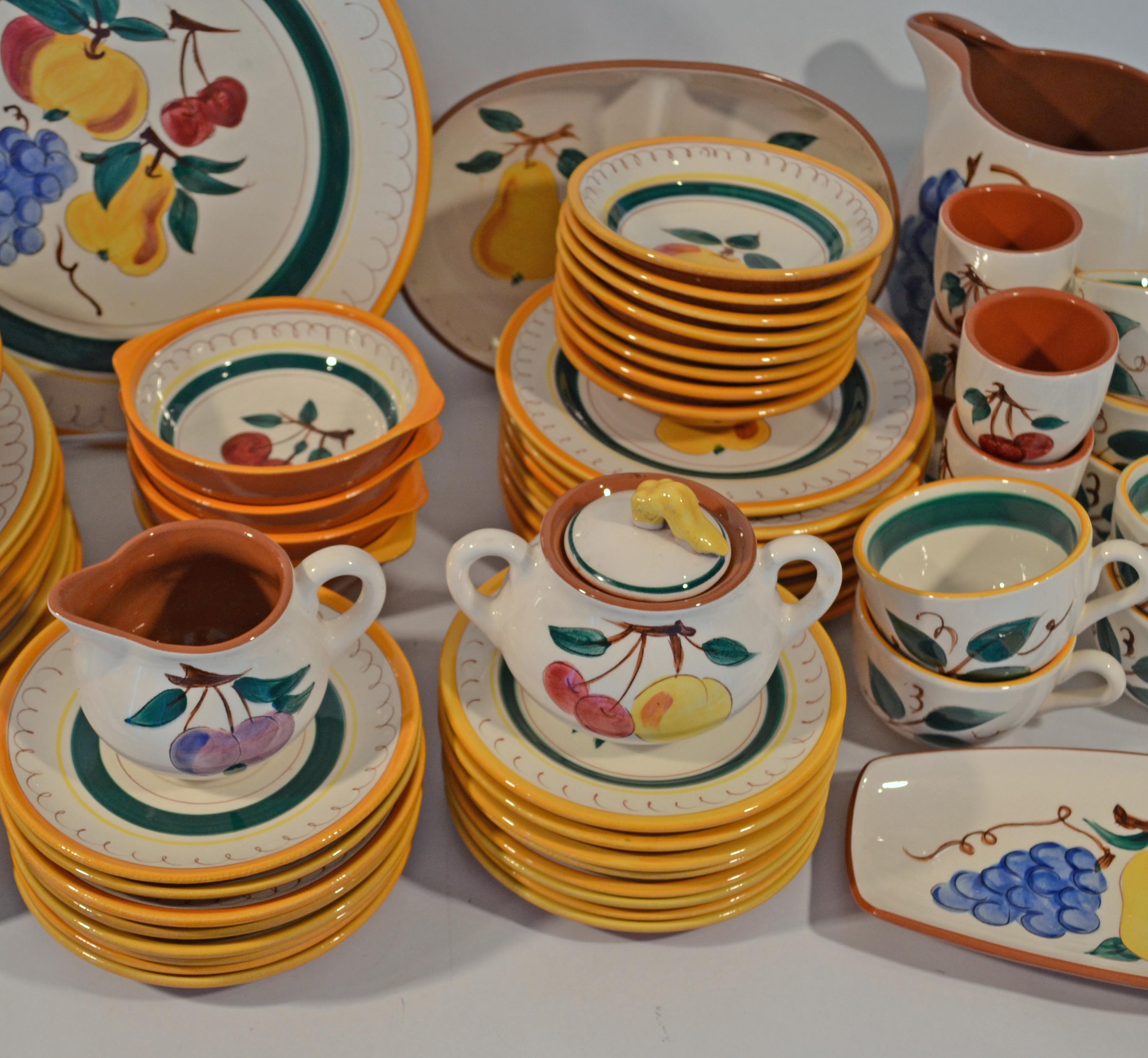 Vintage Stangl Pottery Dishware Collection