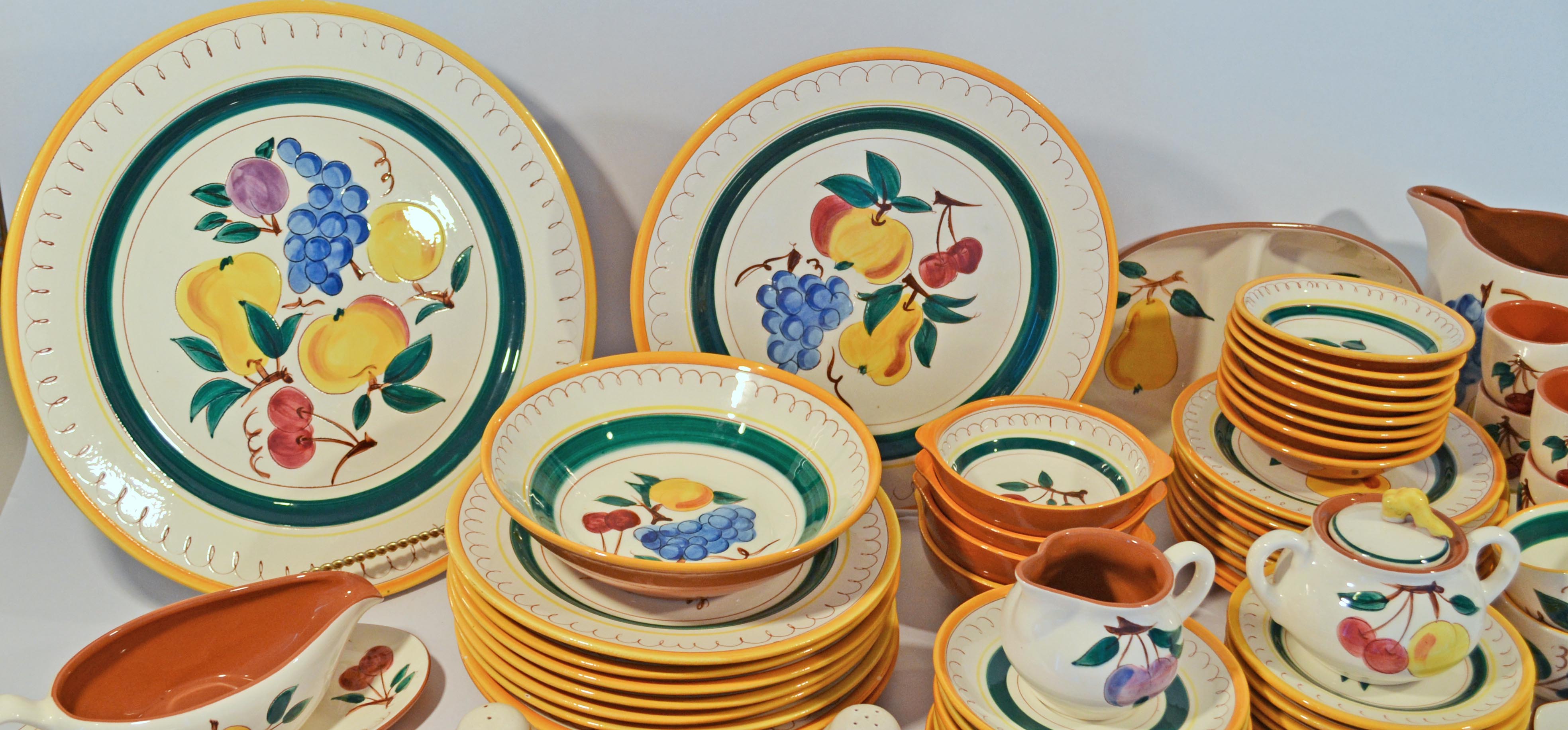 Vintage Stangl Pottery Dishware Collection