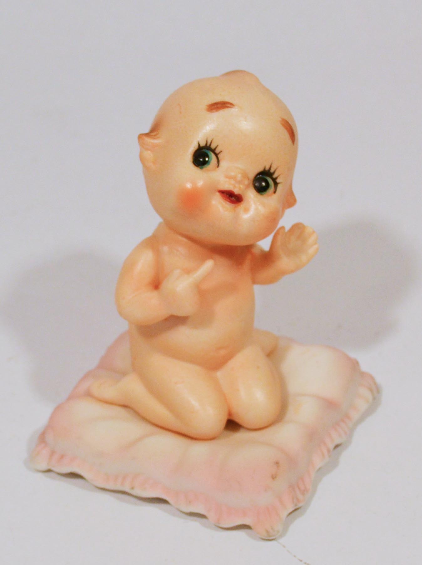 Porcelain Napco Ware Kewpie Dolls on Pillows