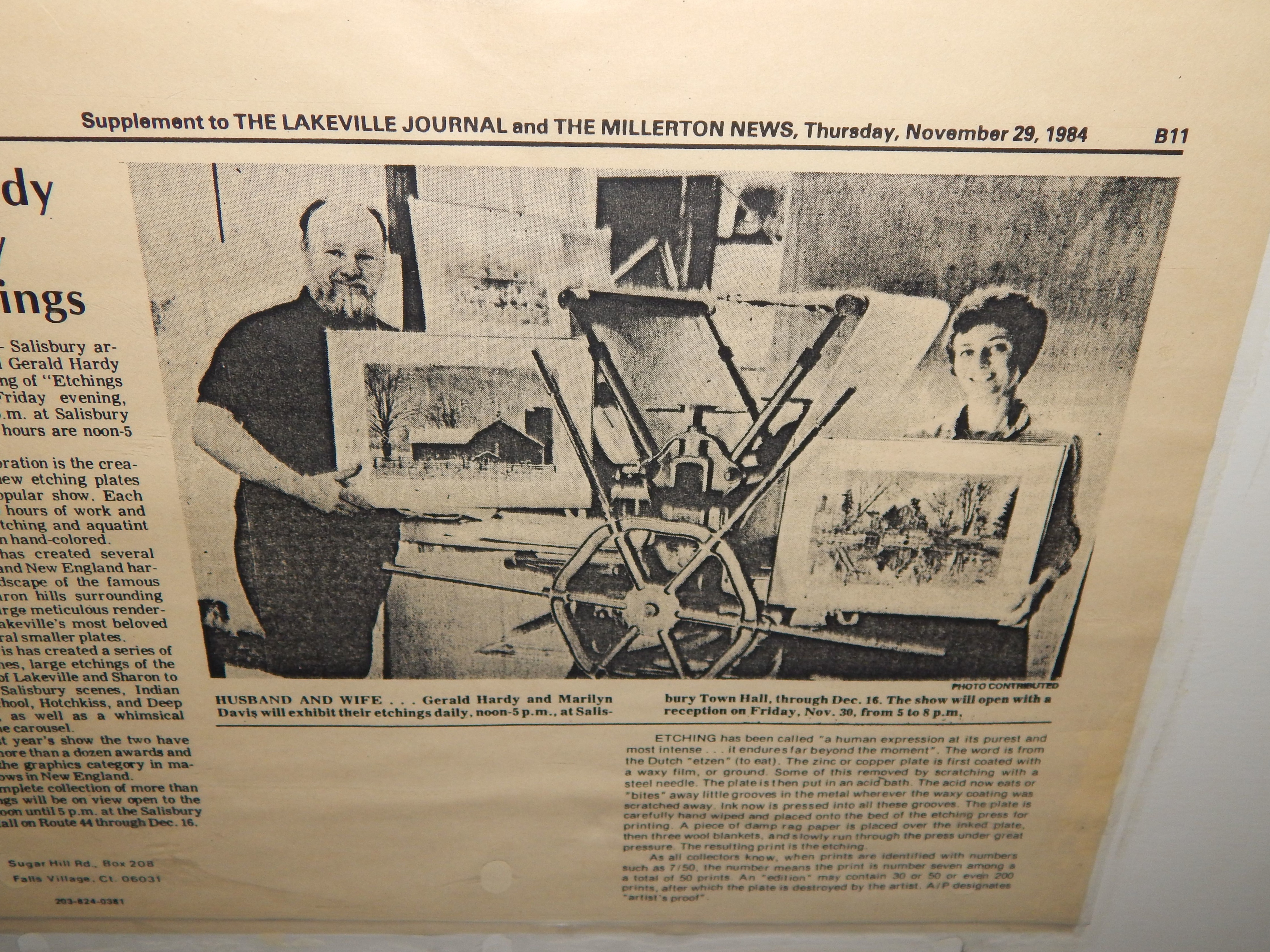 Gerald Hardy's "New England Harbor"