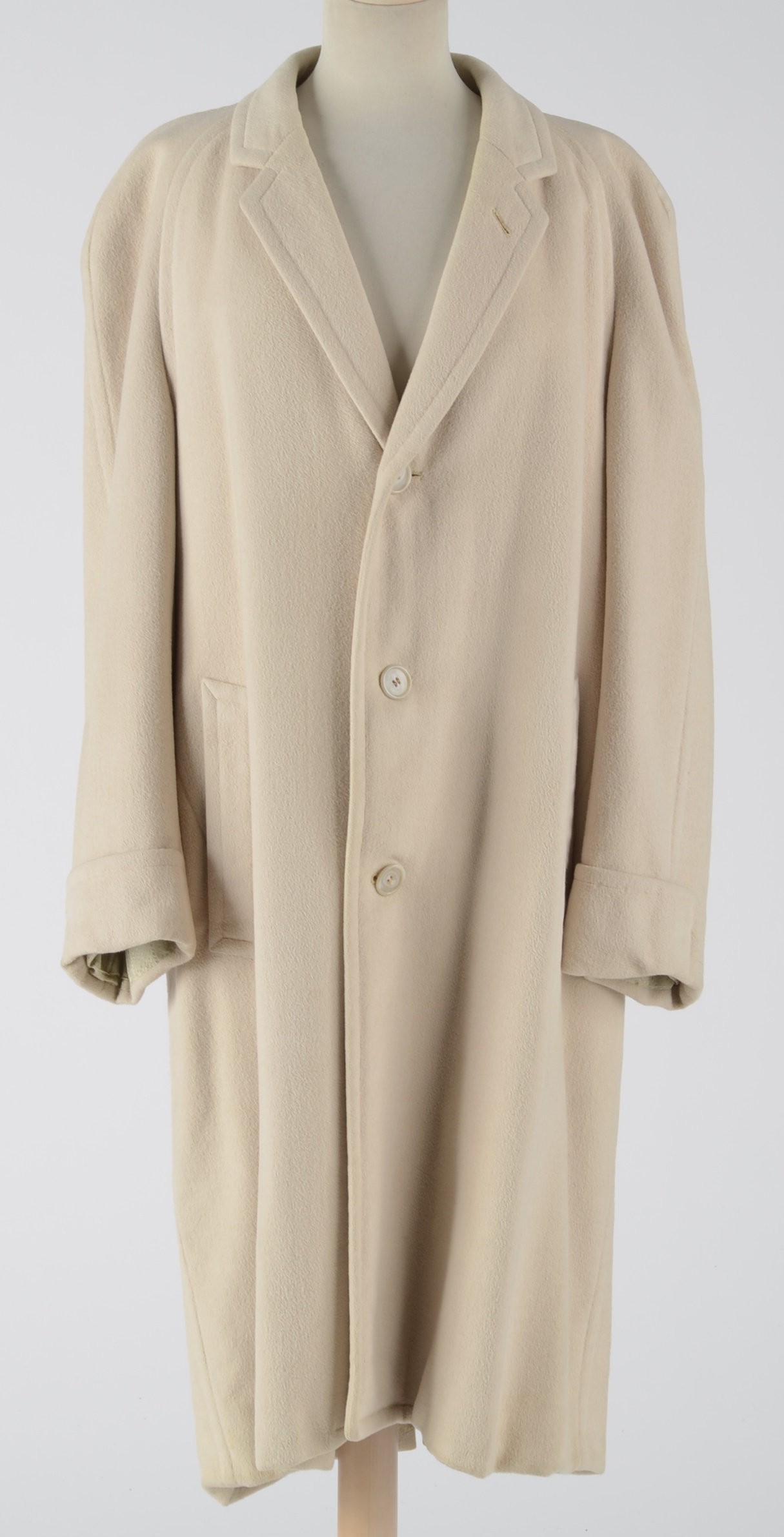 Vintage Men's Wool Full Length Coat 