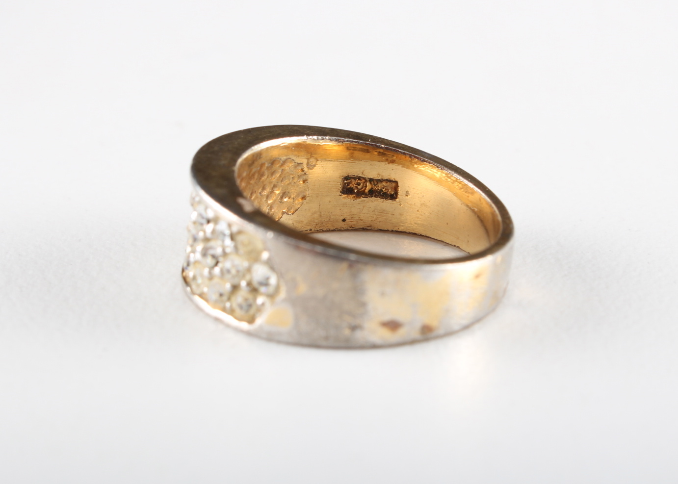 Chip Turquoise Beaded Bracelet and 18K Gold Filled Ring