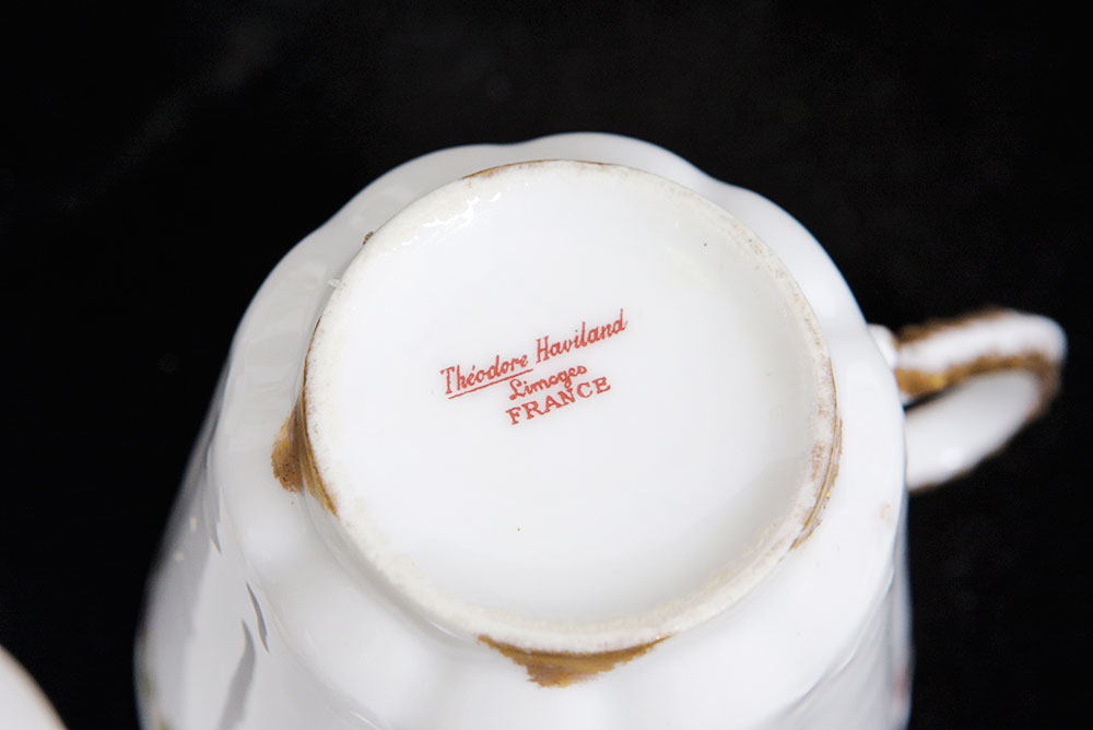 Pretty Set of Demitasse Cups and Saucers