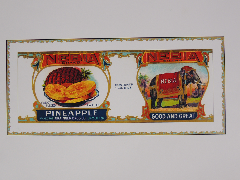 Antique Reproduction Tin Can Paper Labels