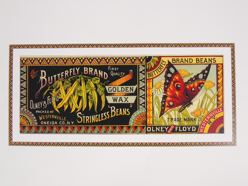 Antique Reproduction Tin Can Paper Labels