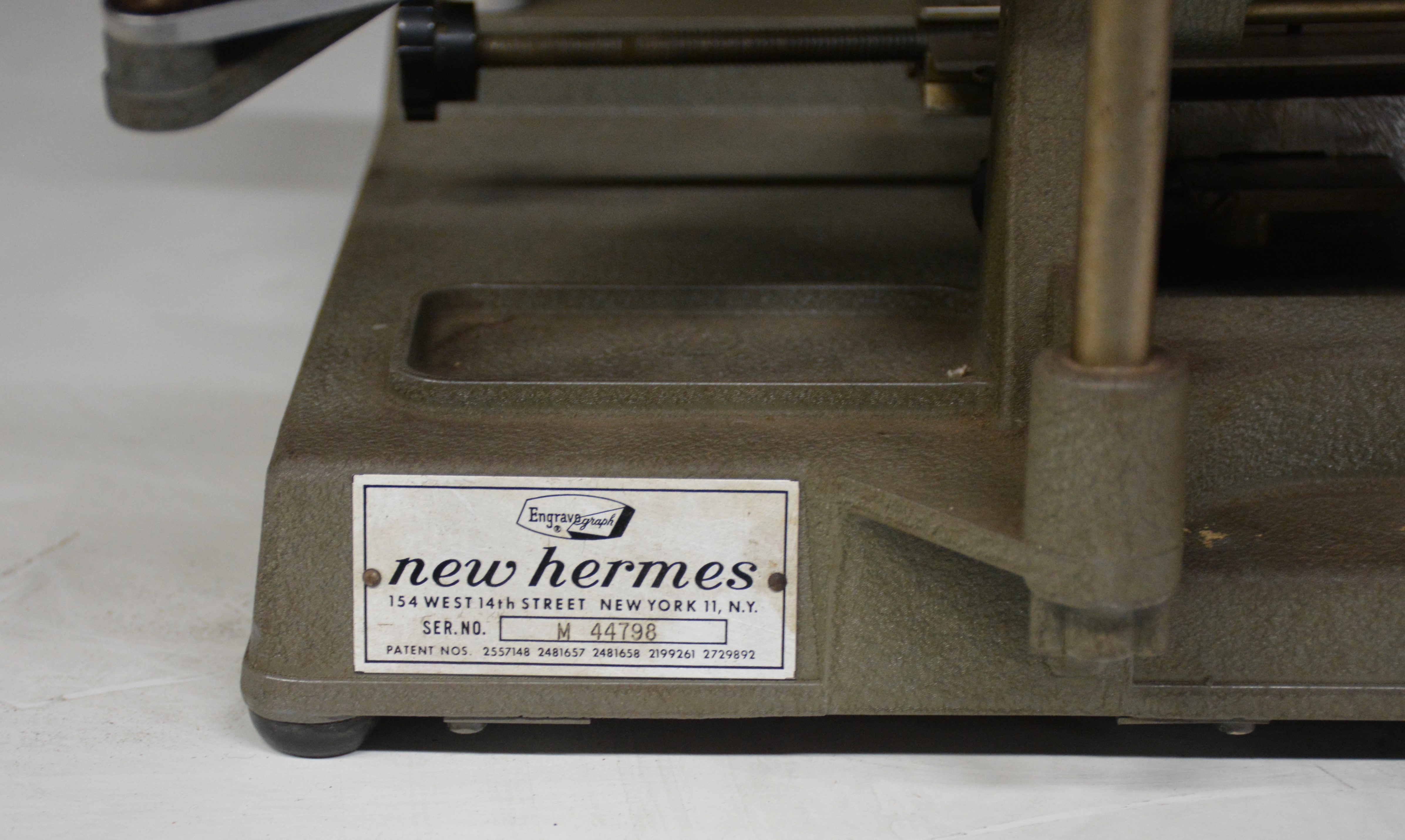 New Hermes Engravograph