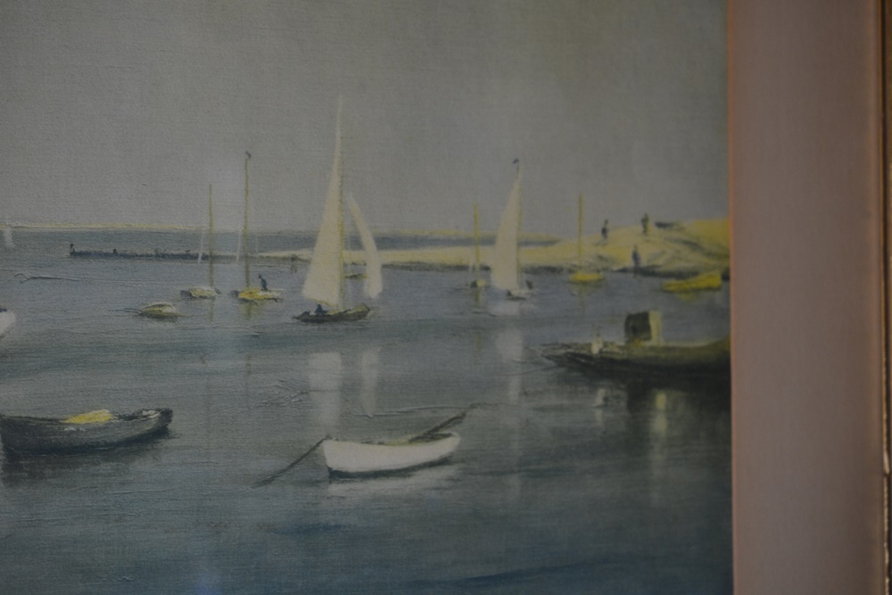 Sail Boat Lithograph By Leslie Kent