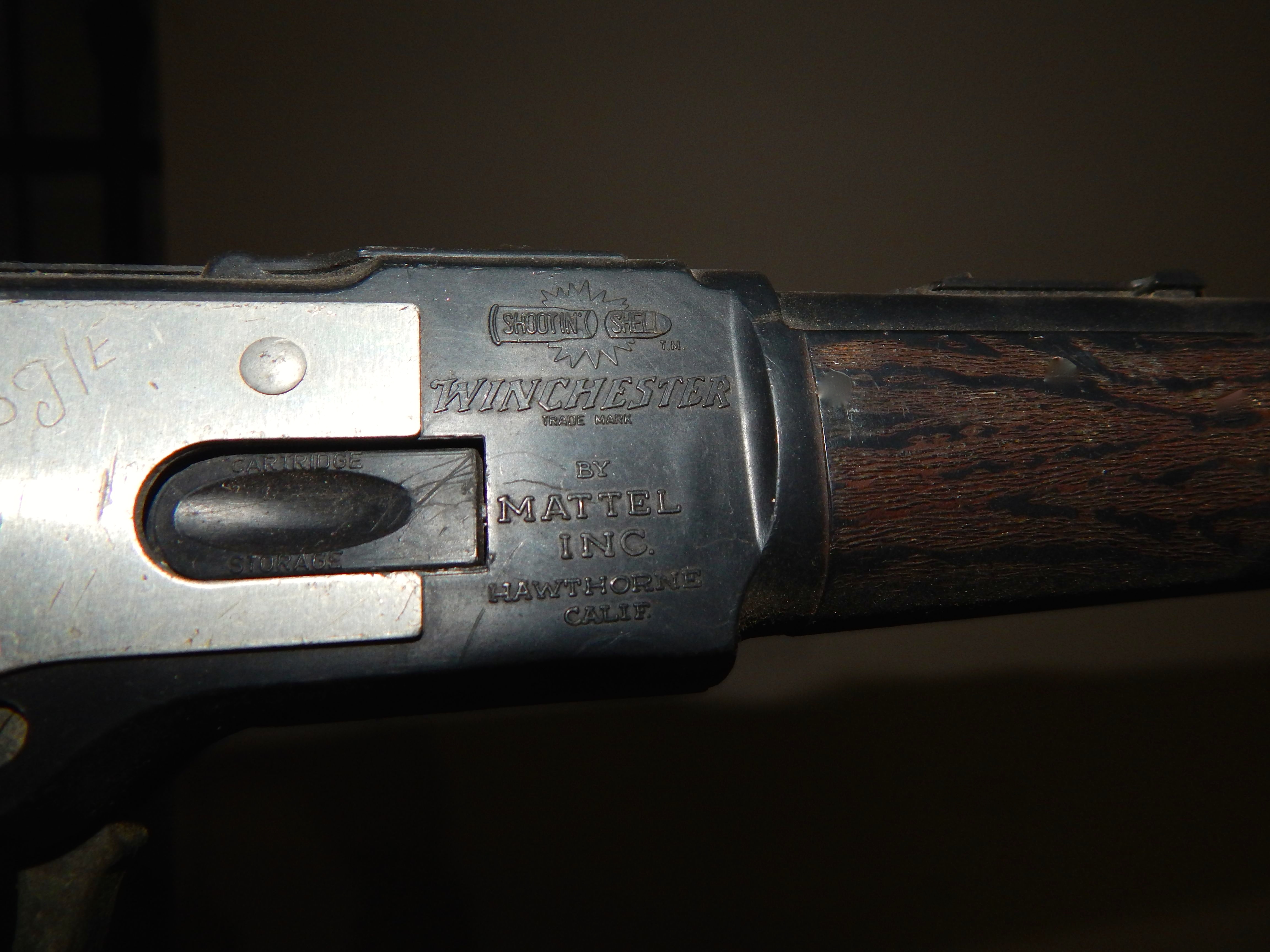 Vintage Halloween Tin Items and Two Vintage Toy Guns