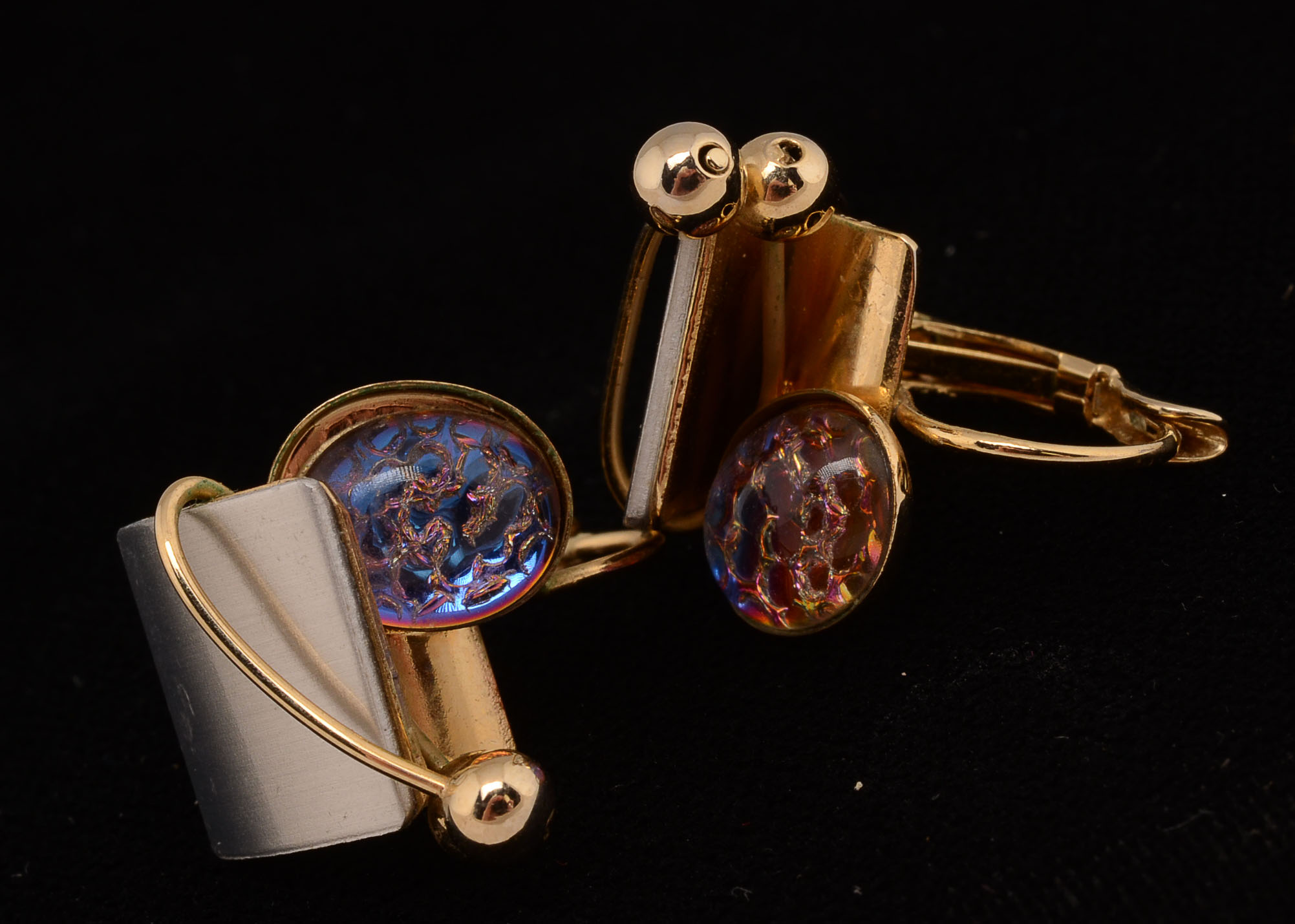 Group of Two Tone Modern Costume Jewelry