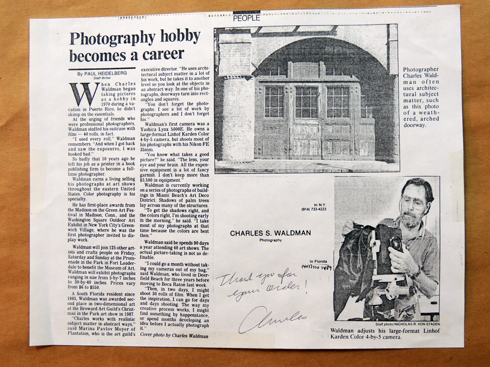 Charles Waldman Framed Art Photo