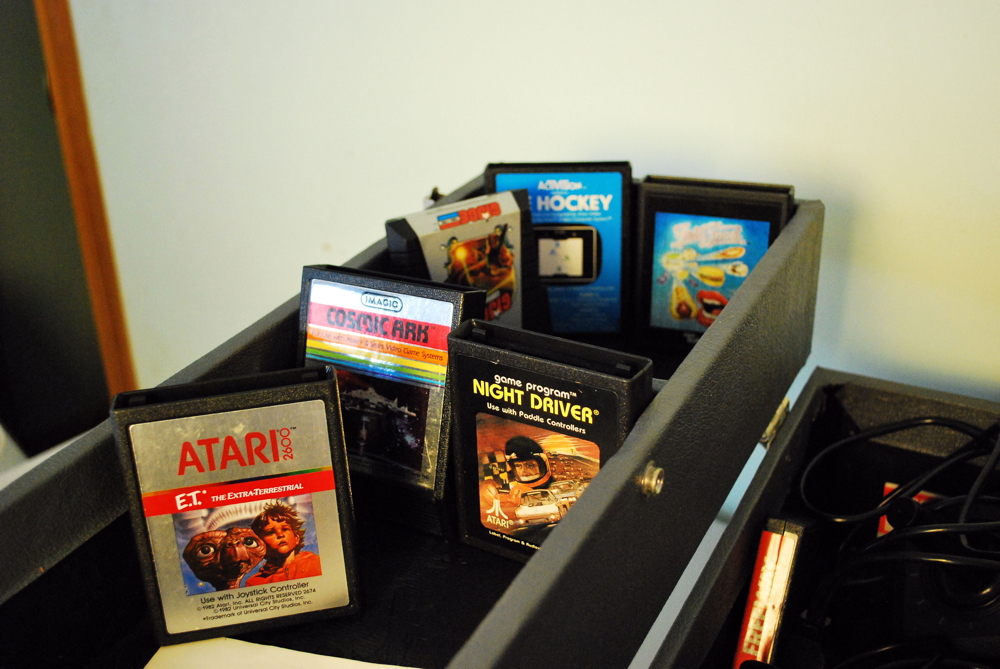 Vintage Atari 2600 Gaming System