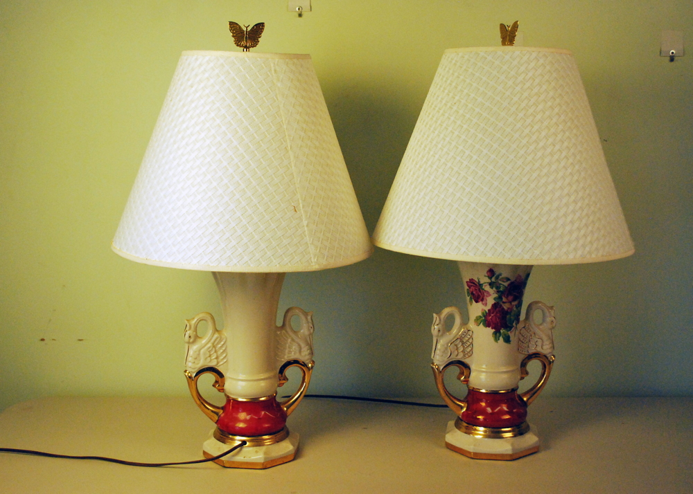 Pair of Vintage Ceramic Lamps