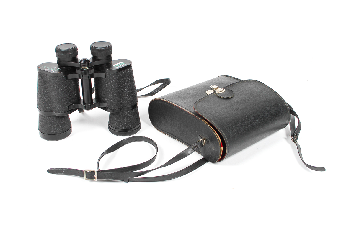 Mercury 10×50 Field Spotting Binoculars in Original Case