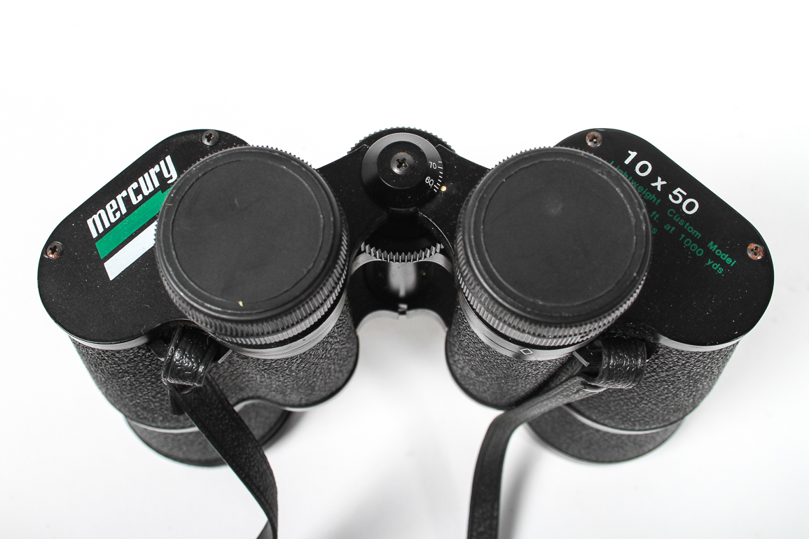 Mercury 10×50 Field Spotting Binoculars in Original Case