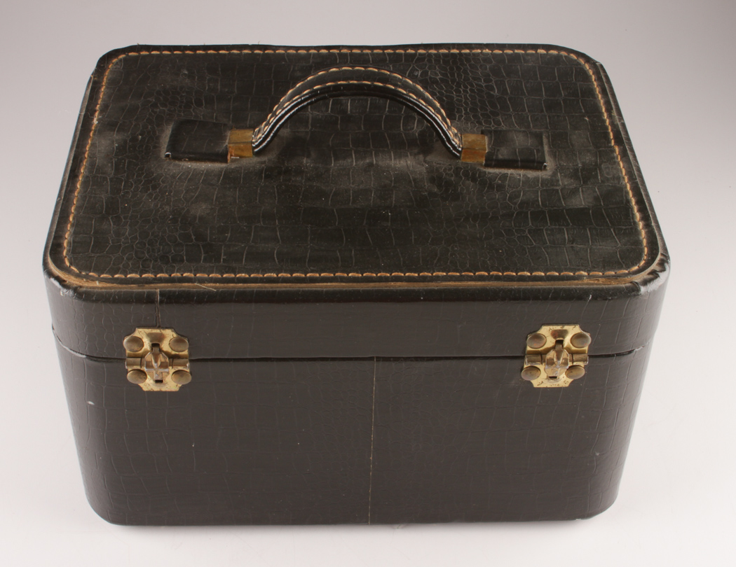 Vintage Faux Reptile Leather Case