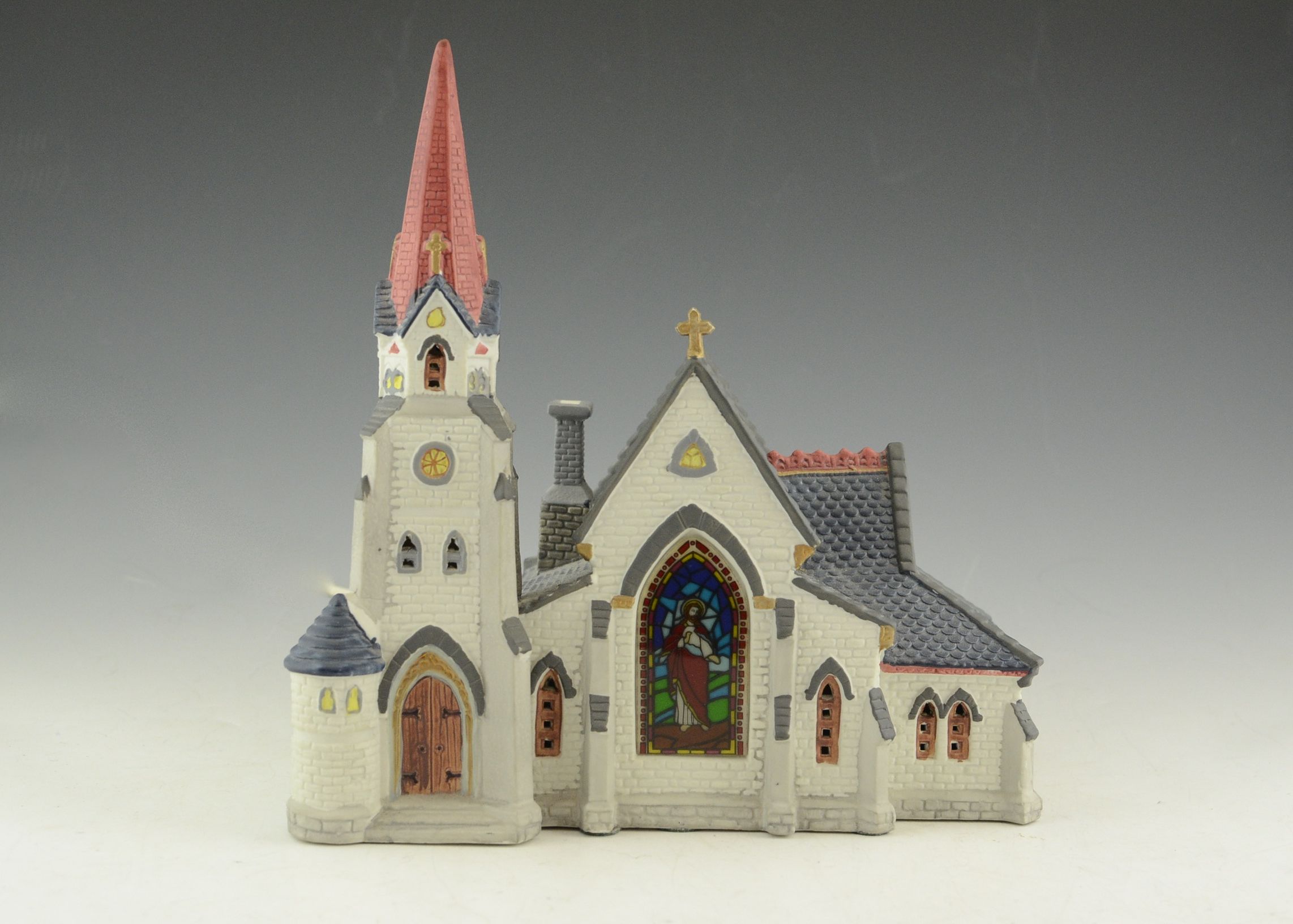 Lemax "St. Matthew's" Lighted Porcelain Church