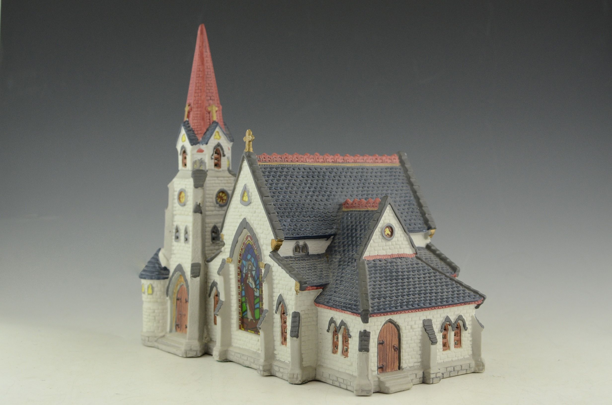 Lemax "St. Matthew's" Lighted Porcelain Church