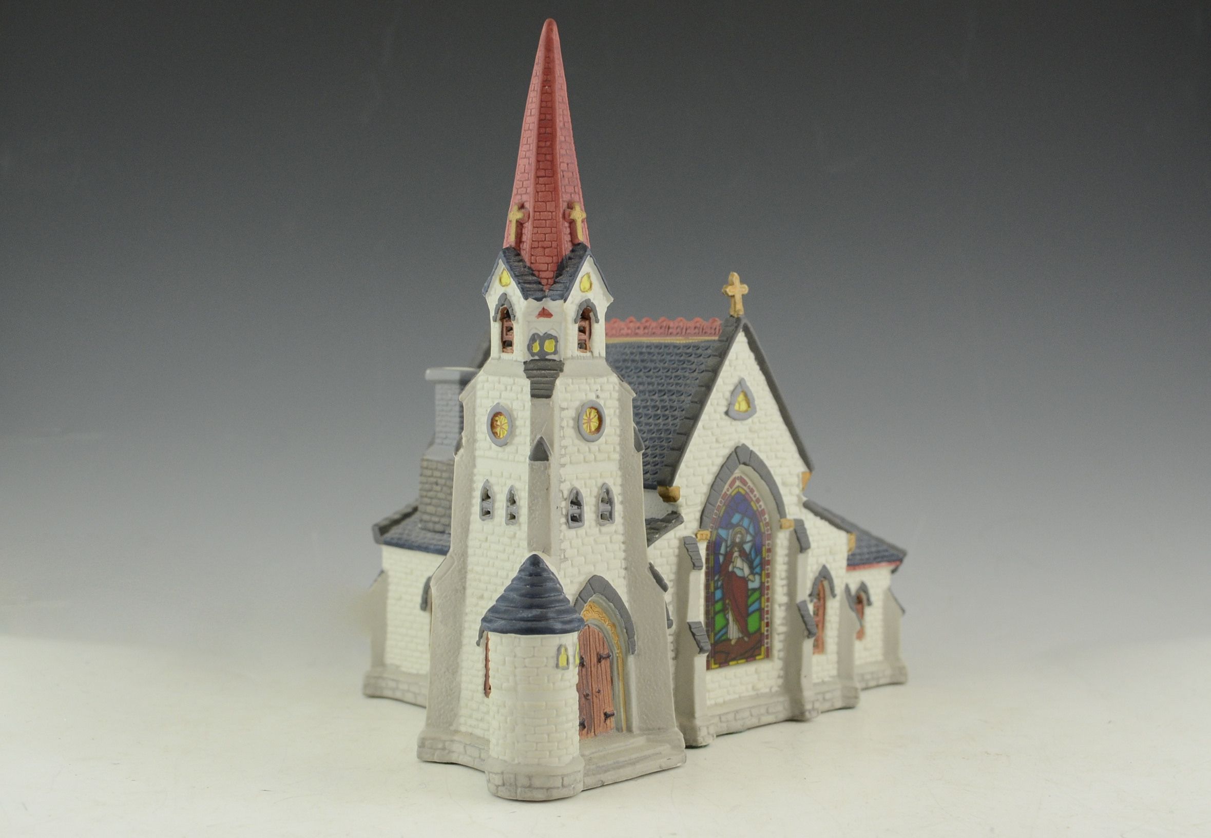 Lemax "St. Matthew's" Lighted Porcelain Church