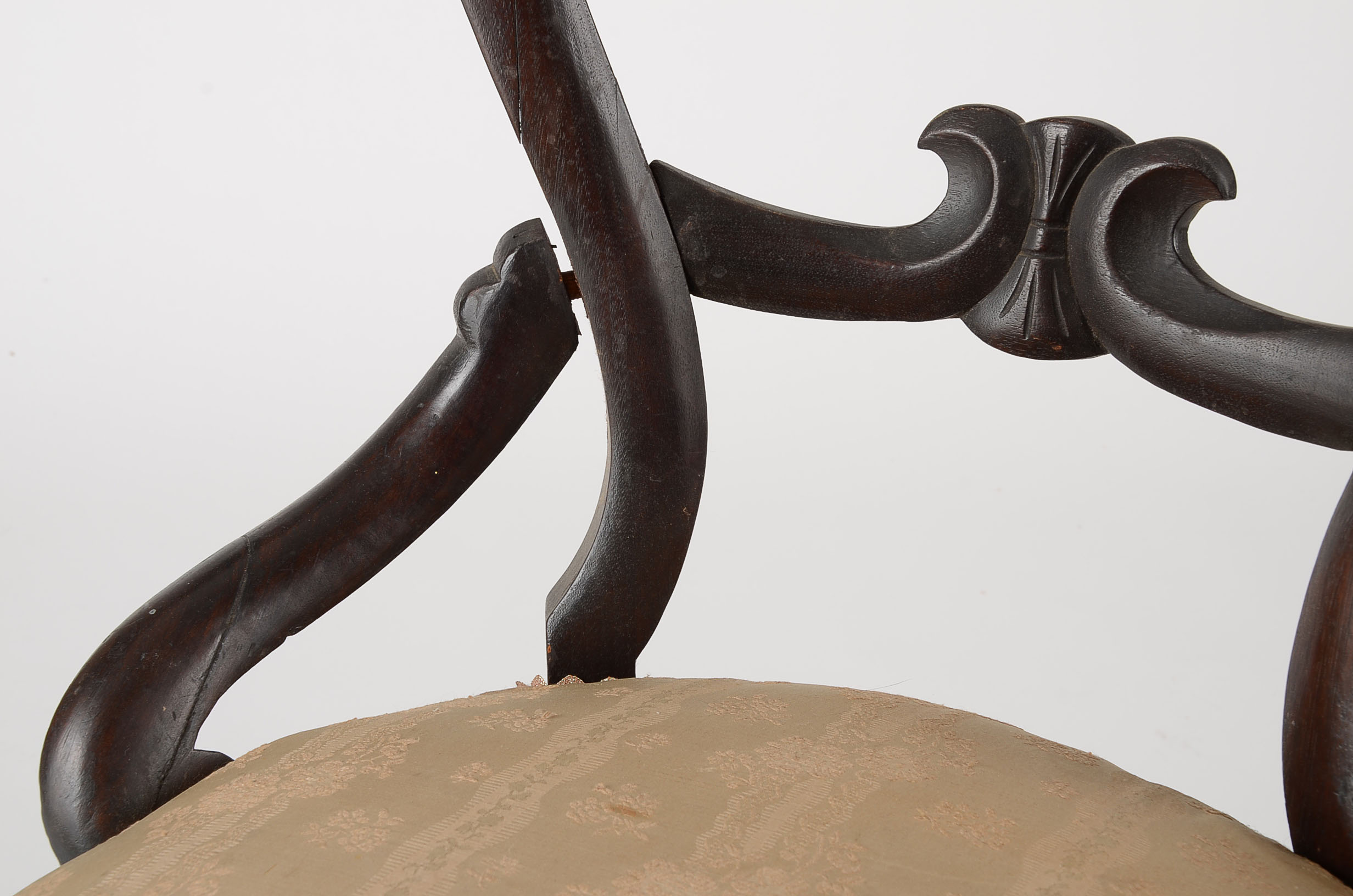 Victorian Bustle Back Chair