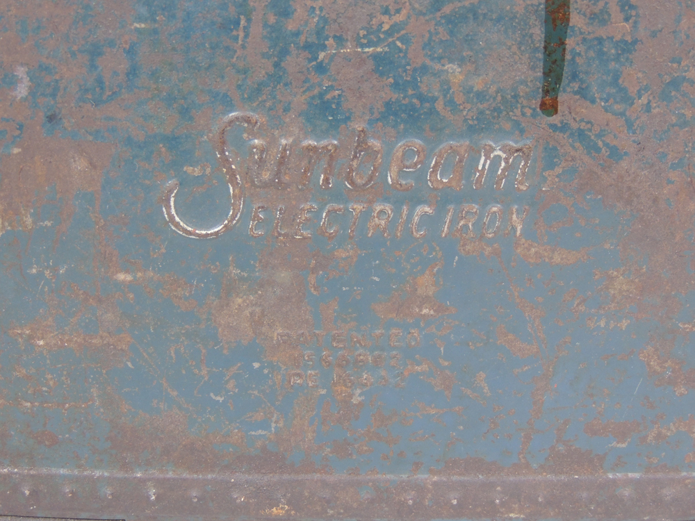 Sunbeam Electric Iron Tin, 1930s Thermostat and more