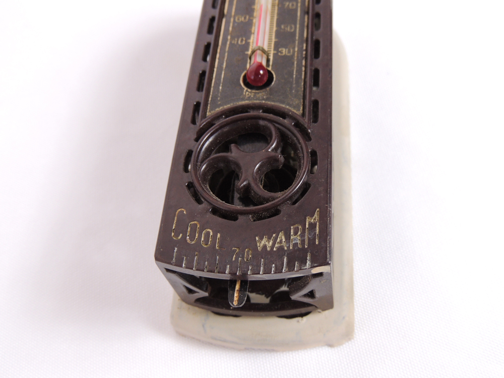 Sunbeam Electric Iron Tin, 1930s Thermostat and more