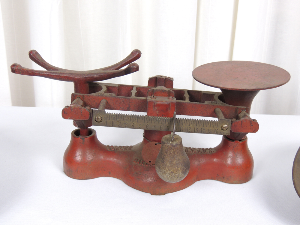 Vintage Jacobs Brothers Detecto No. 4 Cast Iron Scale