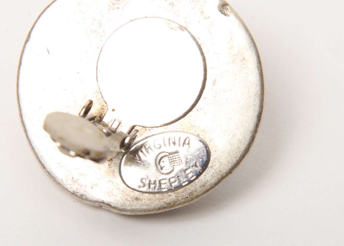 Four Pairs of Modern Clip-On Earrings