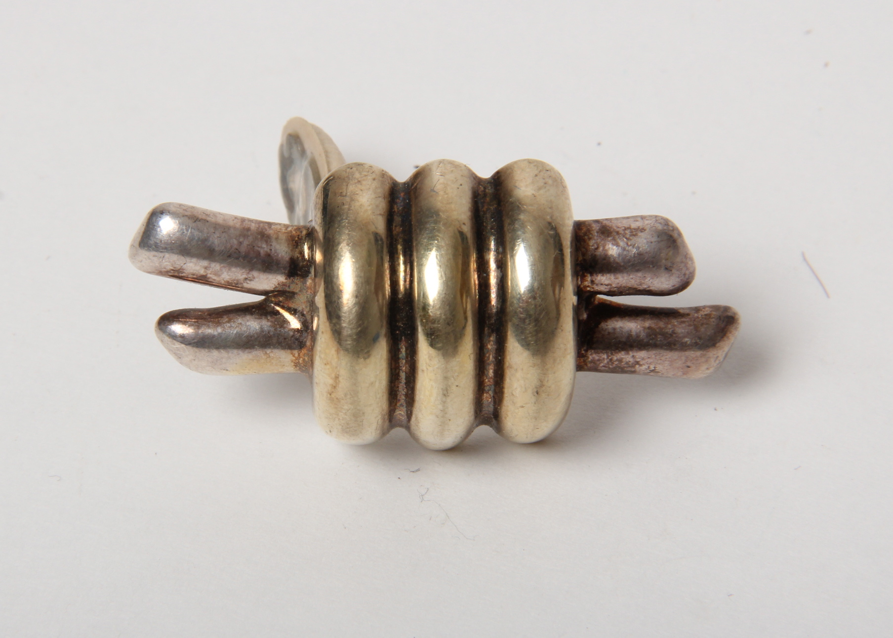 Modern Sterling Silver Clip Earrings