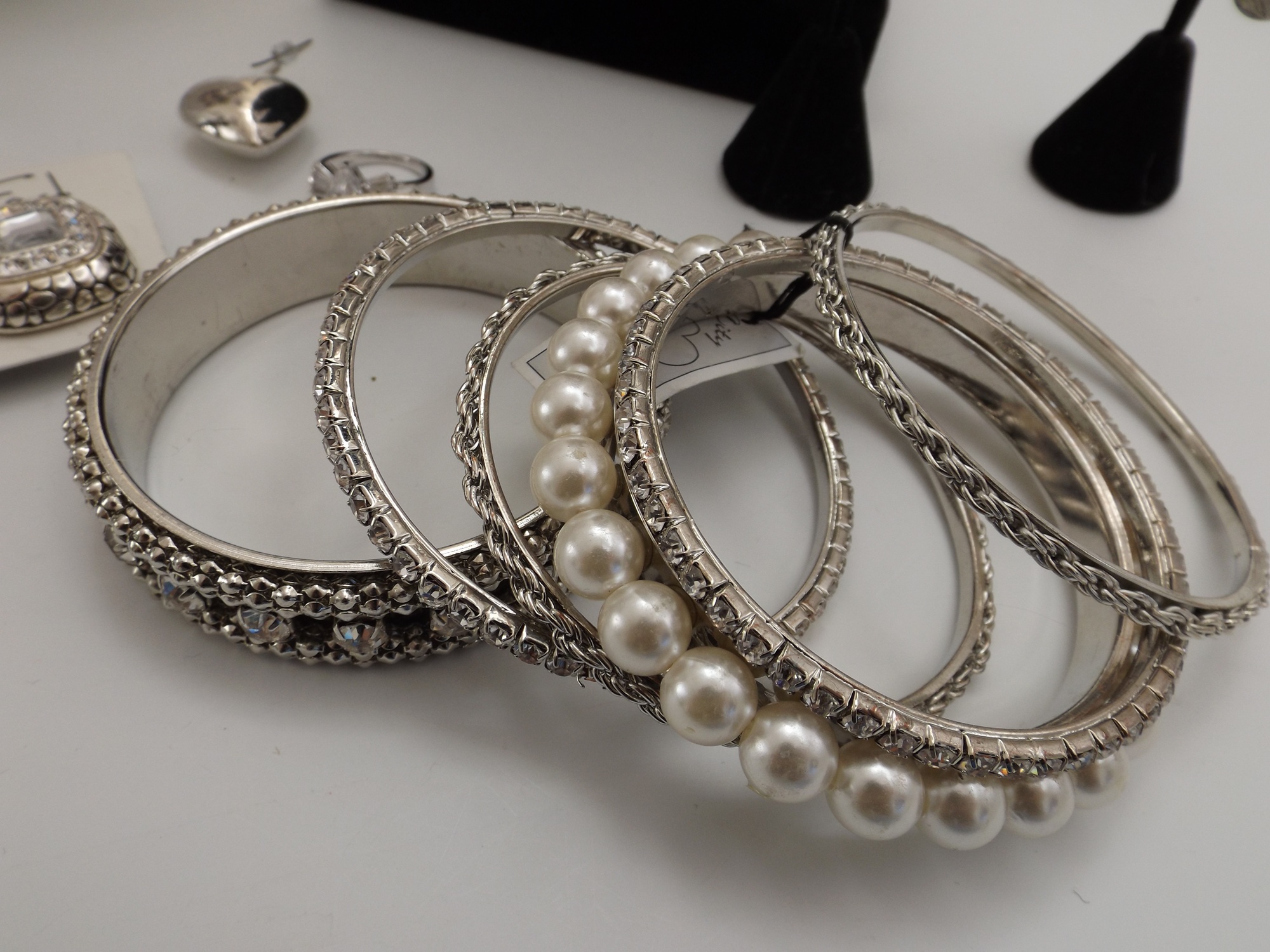 Eclectic Silver Tone Jewelry Collection