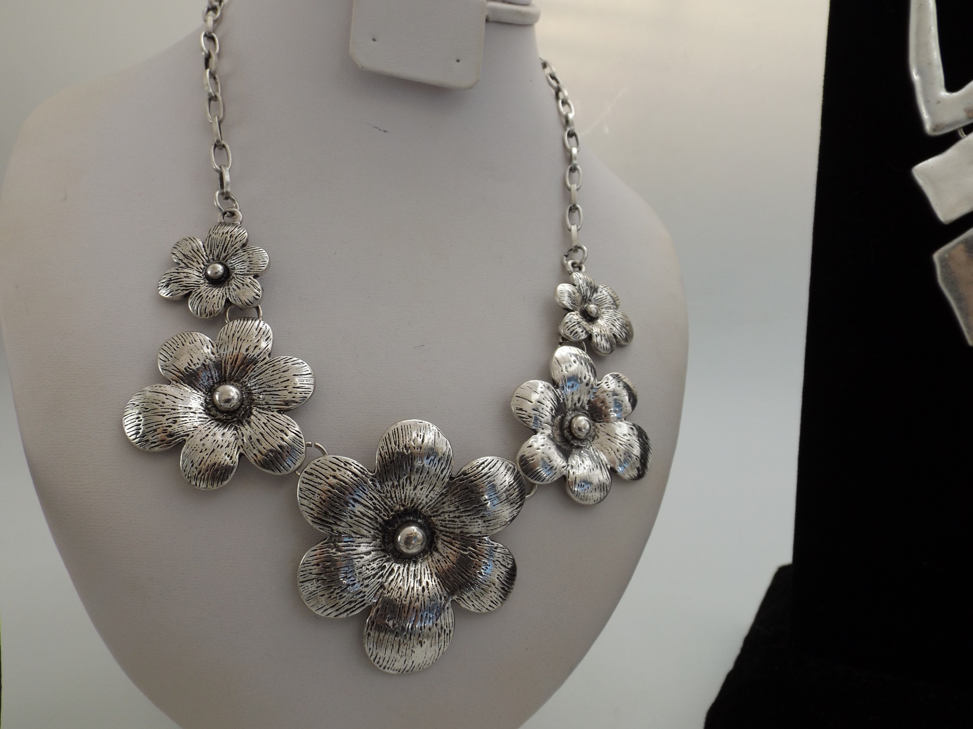 Eclectic Silver Tone Jewelry Collection