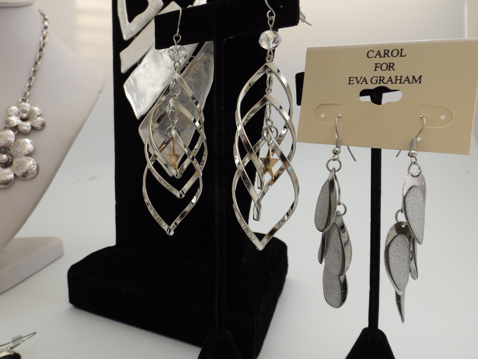 Eclectic Silver Tone Jewelry Collection