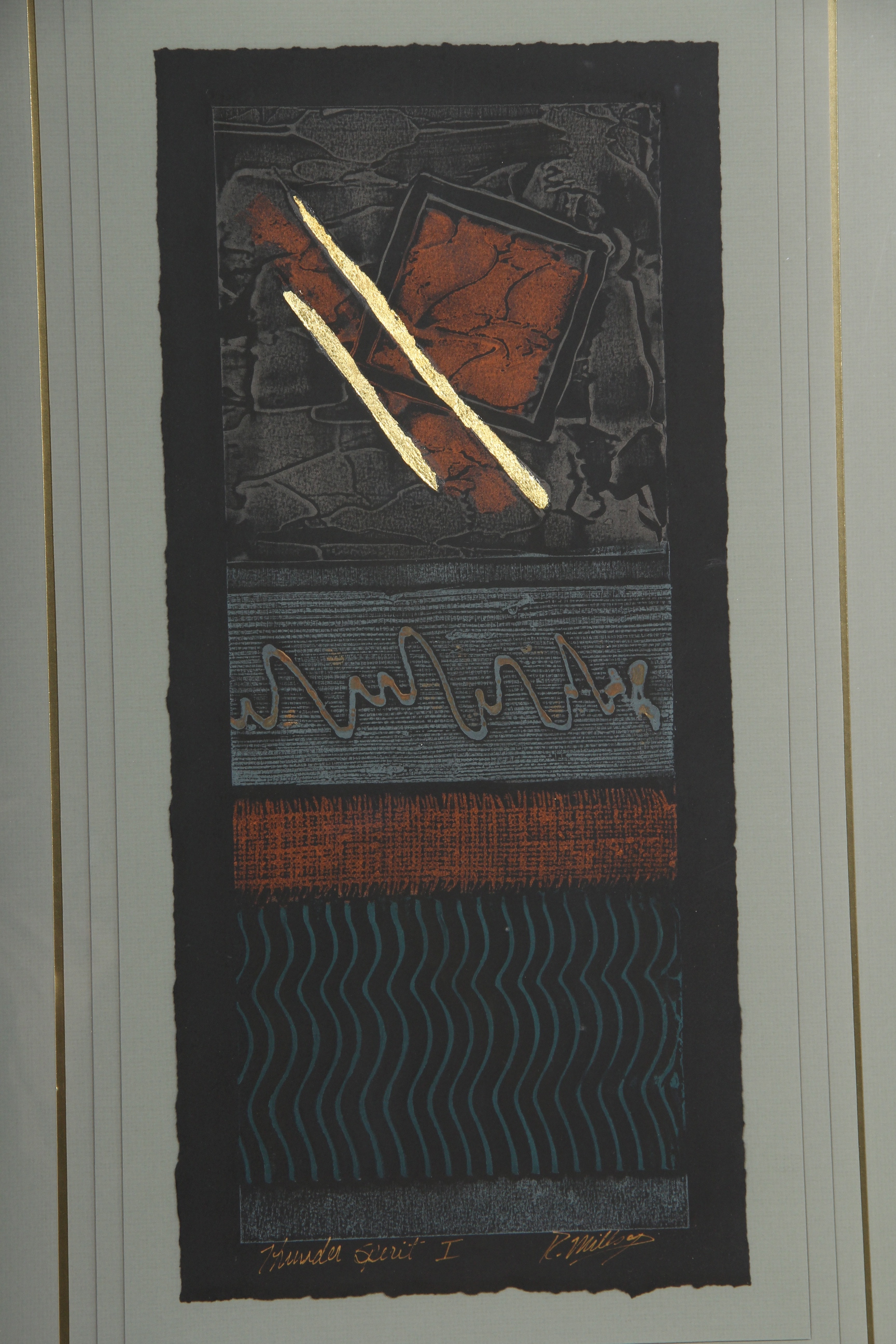 R. Millsap Serigraph "Thunder Spirit I"