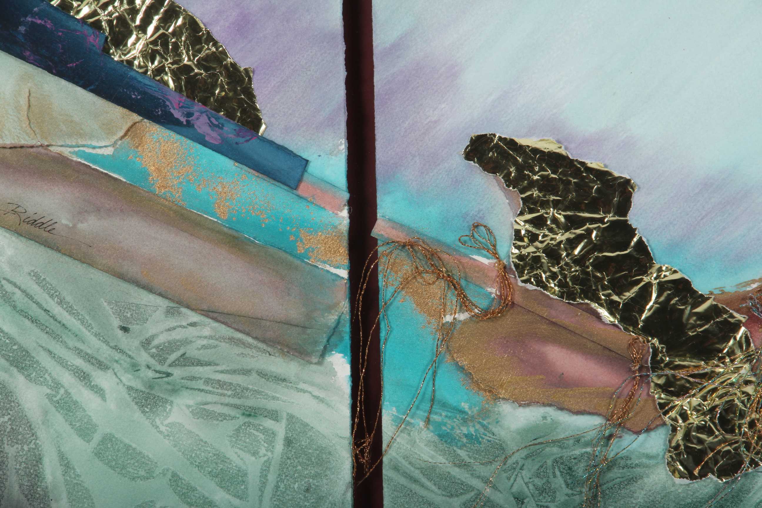 Denise Riddle Multimedia Triptych